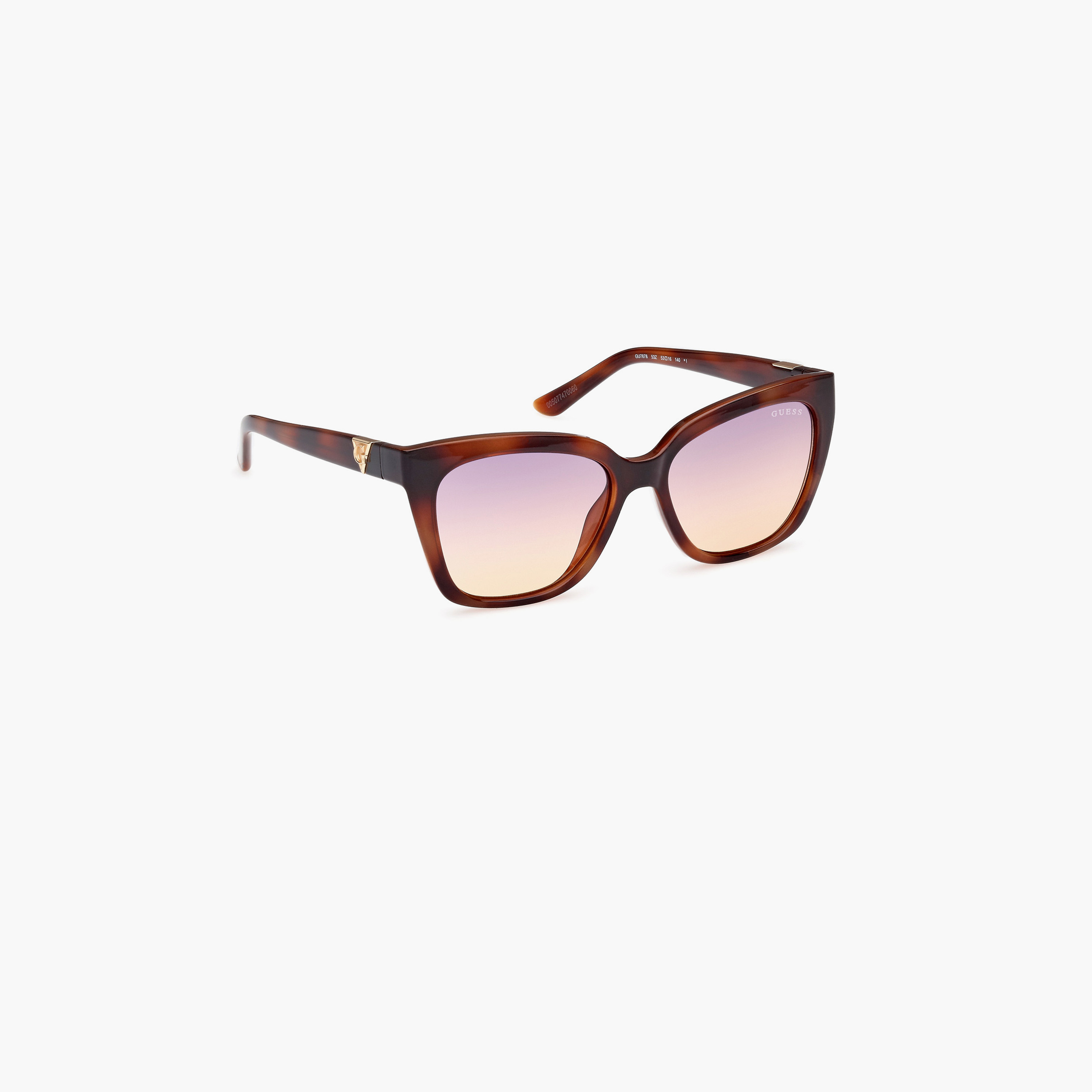 غيس-  نظارة شمسية مربعة بني متدرج- 53مم GU787853Z53-women-sunglasses-image-2