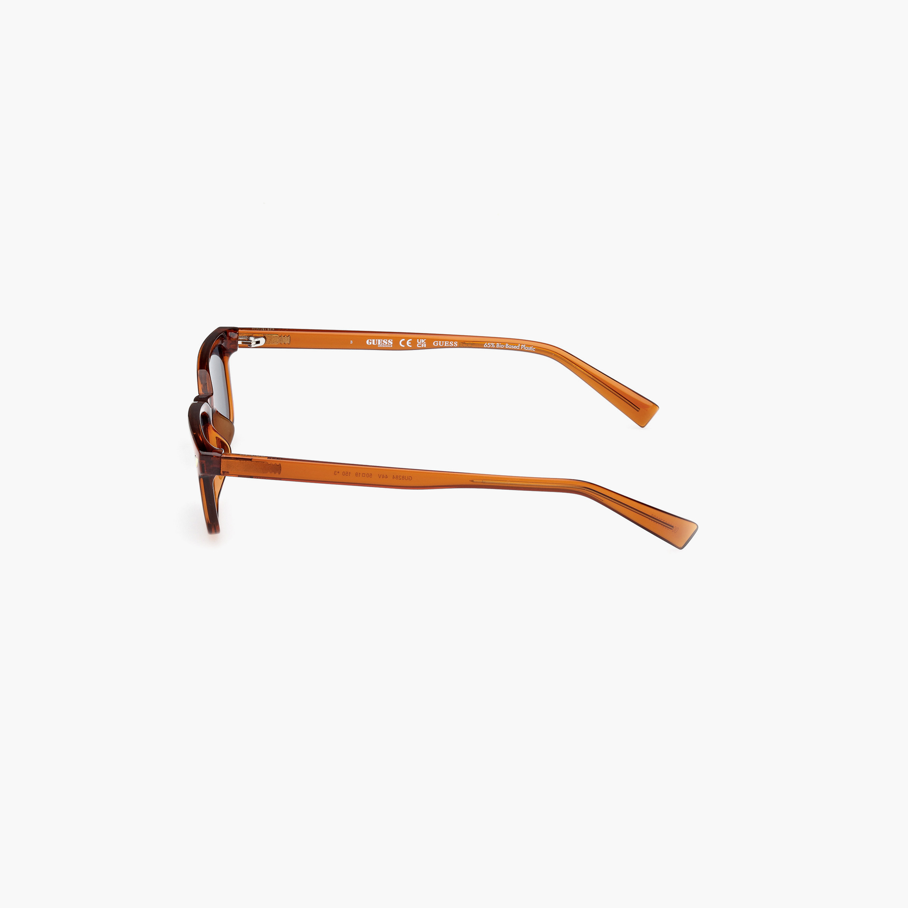 Guess Polarized 50 MM Rectangle Sunglasses GU828444V50-men-sunglasses-image-4