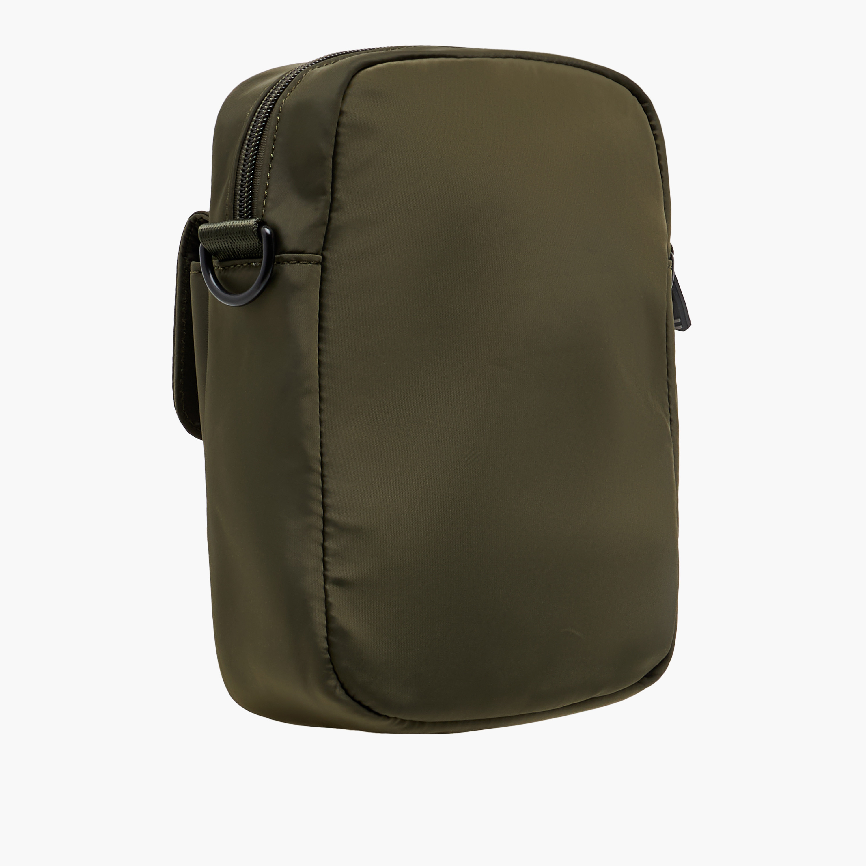 Lee Cooper Solid Crossbody Bag with Zip Closure and Adjustable Strap-women-bagsandwallets-handbags-image-5