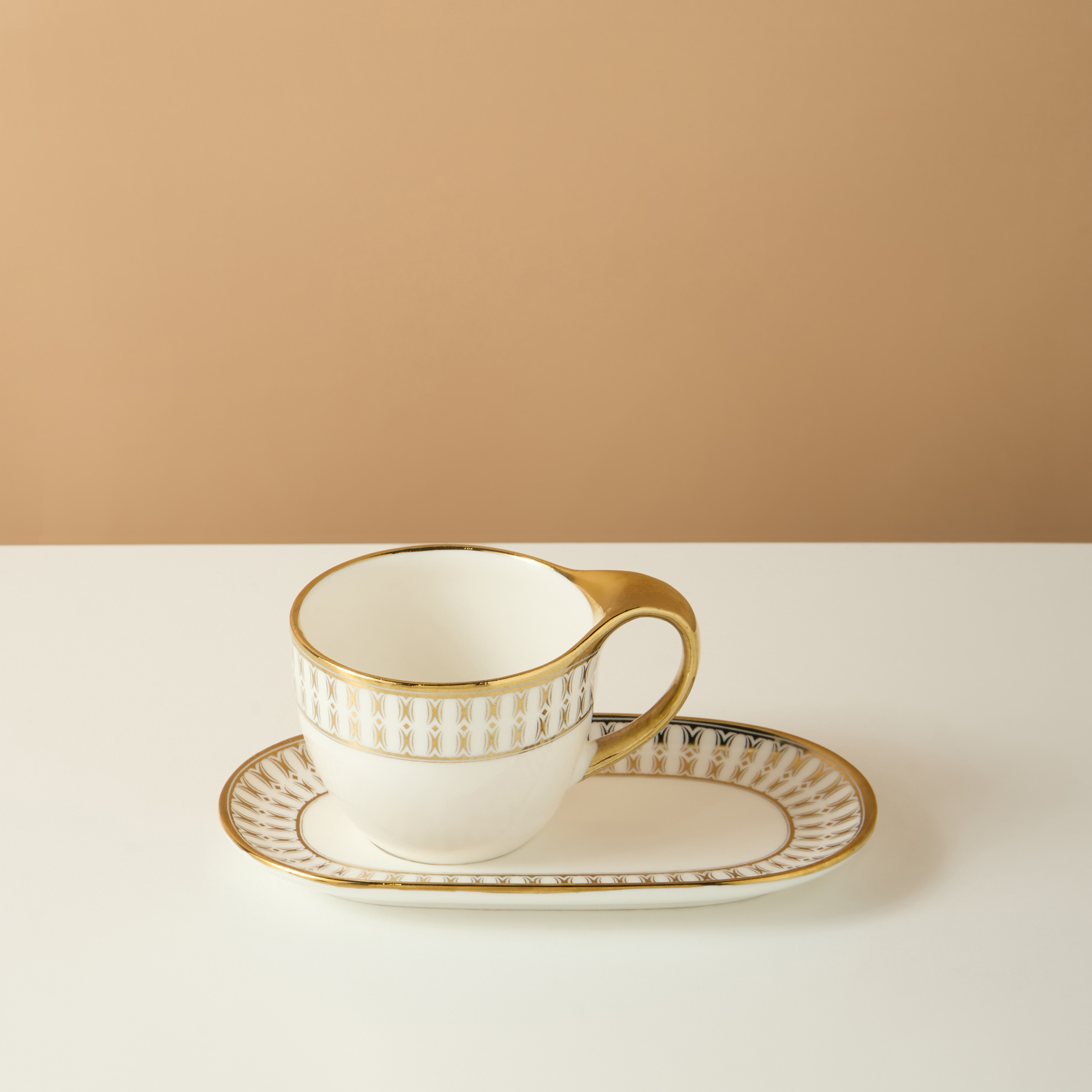 Gia Como 2-Piece Espresso Cup and Cookie Tray Set - 100 ml-household-dining-teaandcoffee-teaandcoffeesets-image-2
