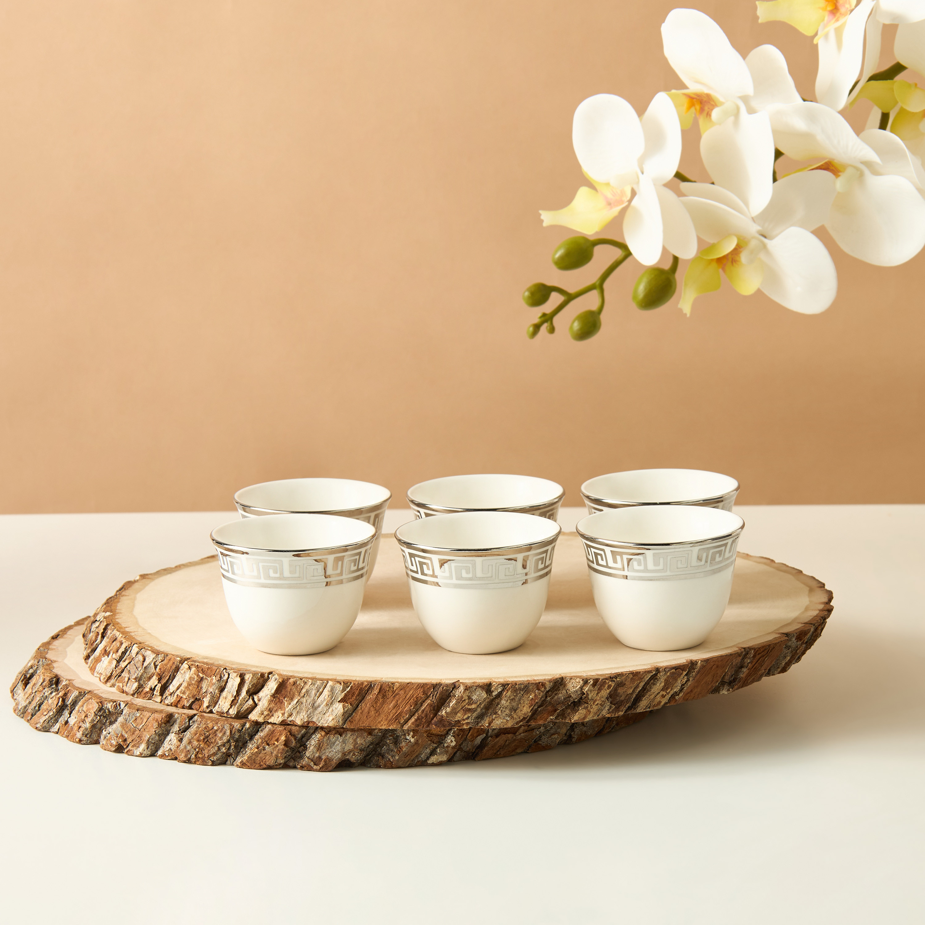 Gia Como 6-Piece Porcelain Kahwa Cup Set - 60 ml-household-dining-teaandcoffee-teaandcoffeesets-image-1