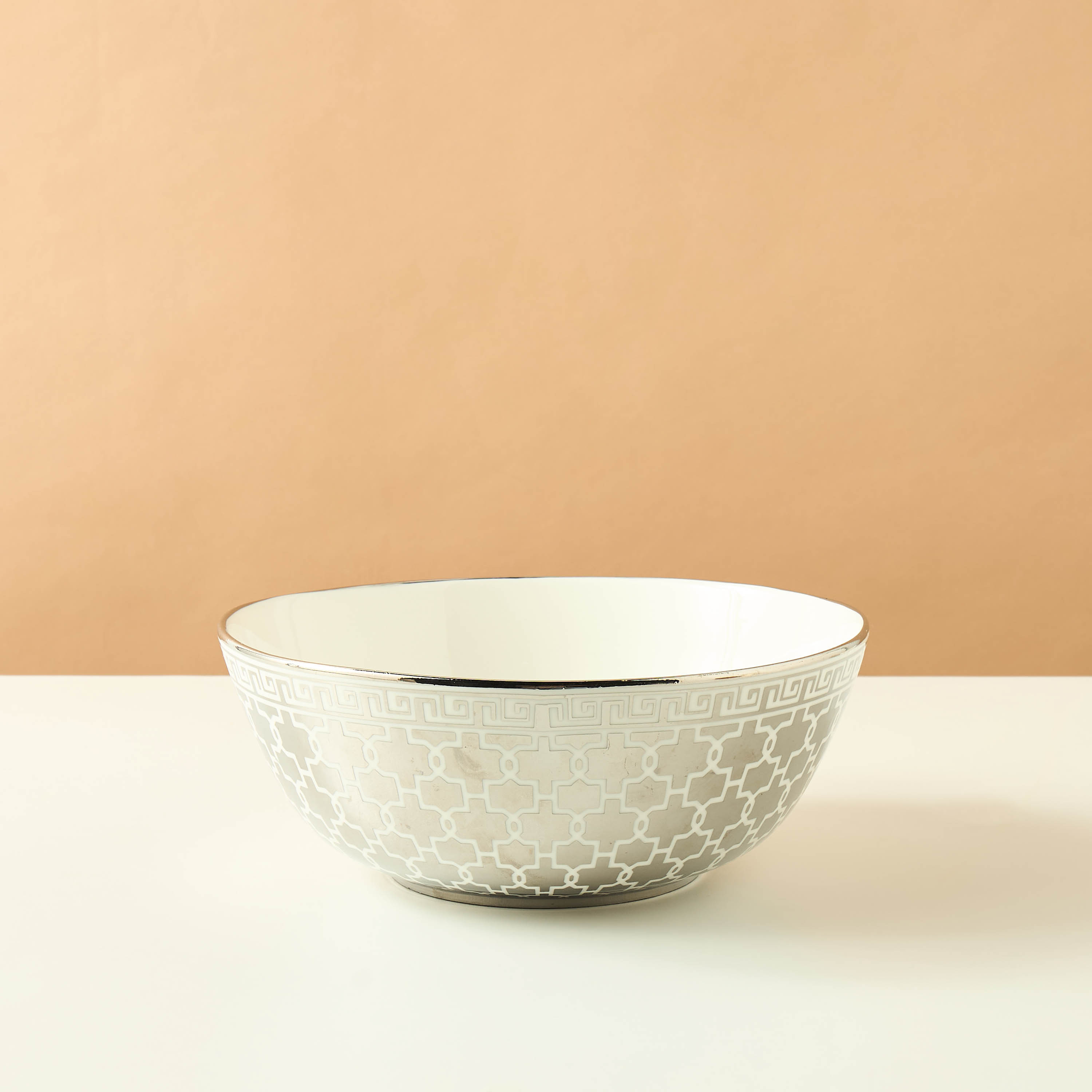 Gia Como Printed Porcelain Salad Bowl - 25 cms-household-dining-dinnerware-bowls-image-2