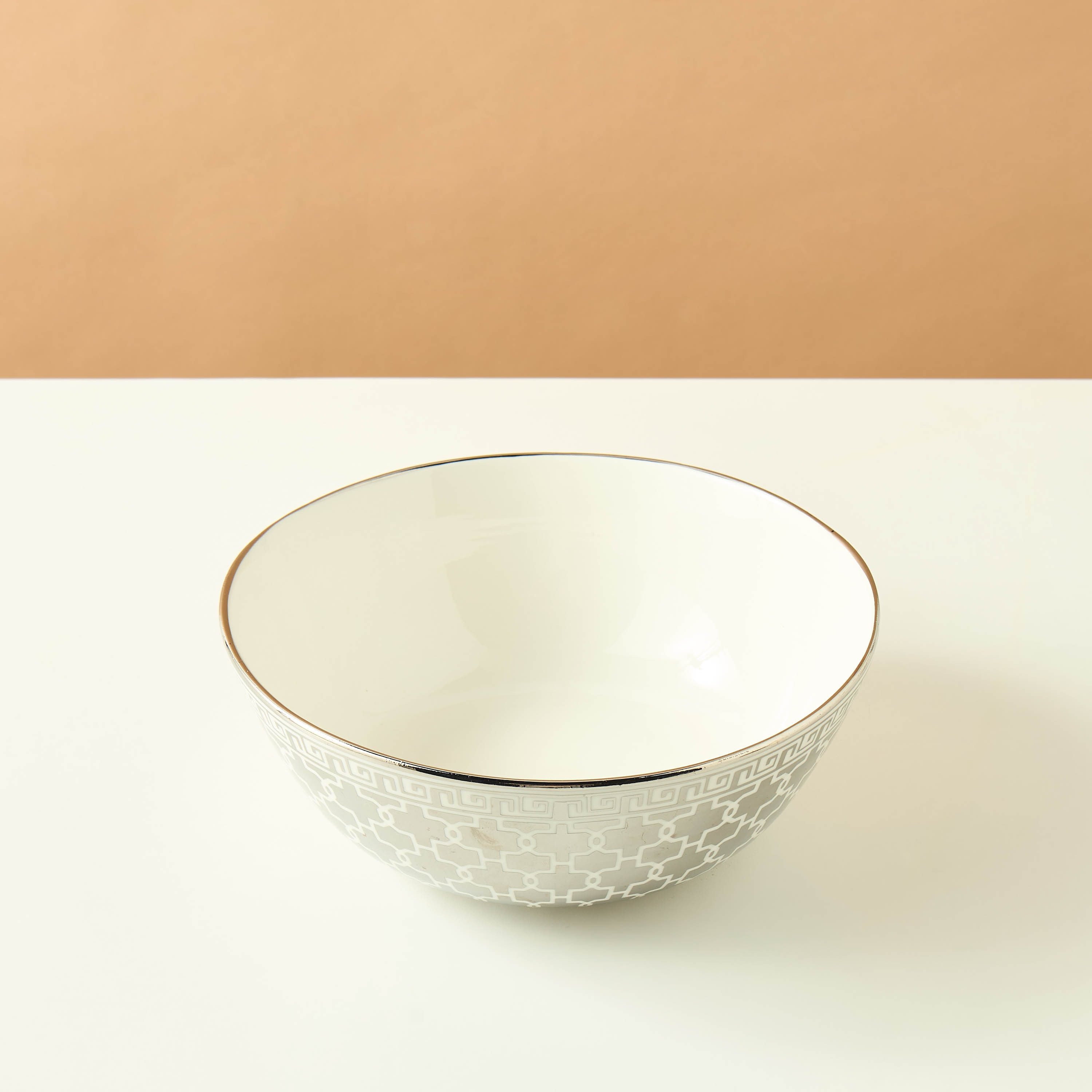 Gia Como Printed Porcelain Salad Bowl - 25 cms-household-dining-dinnerware-bowls-image-3