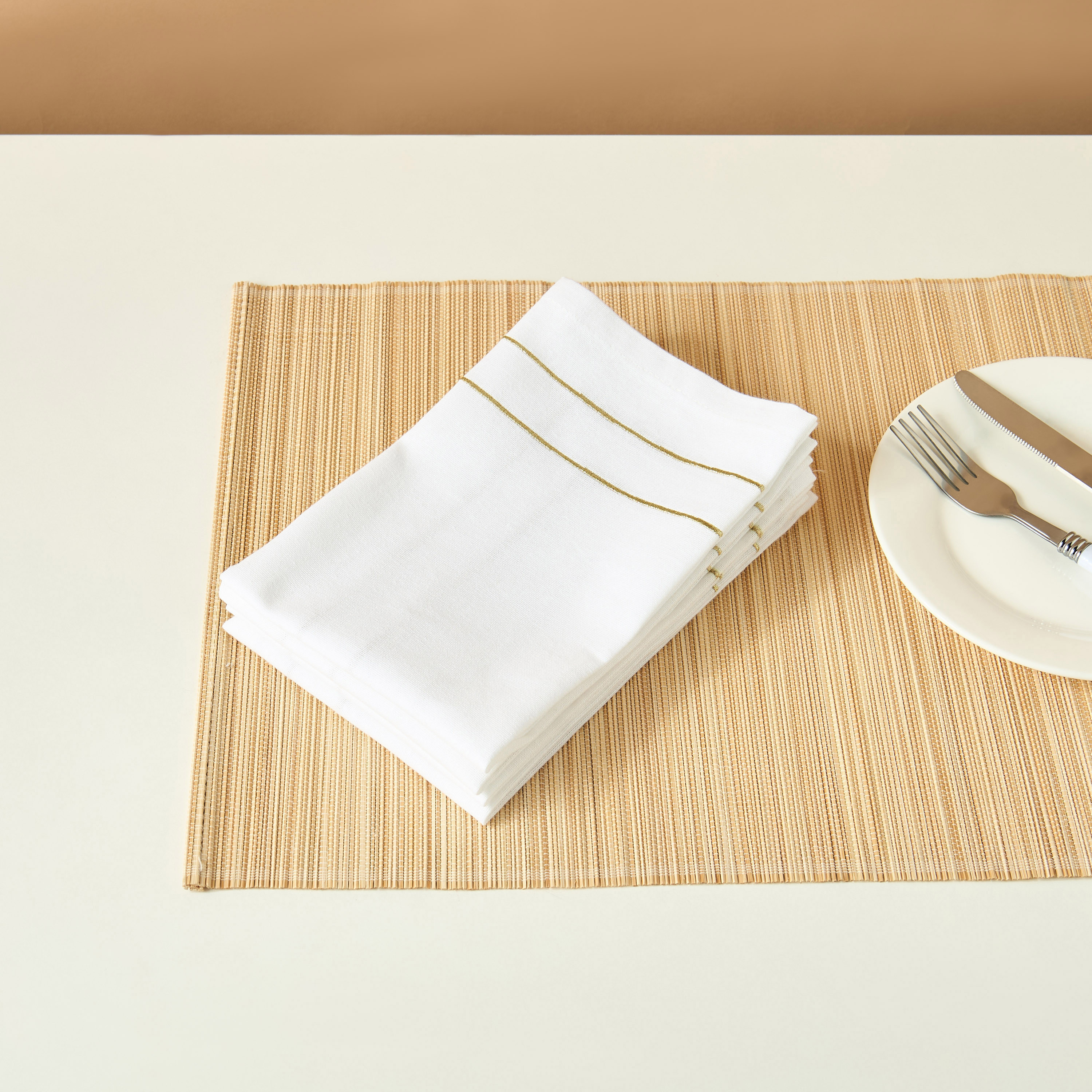 Gia 4-Piece Embroidered Napkin Set-household-dining-tablelinen-napkinsandaccessories-image-1