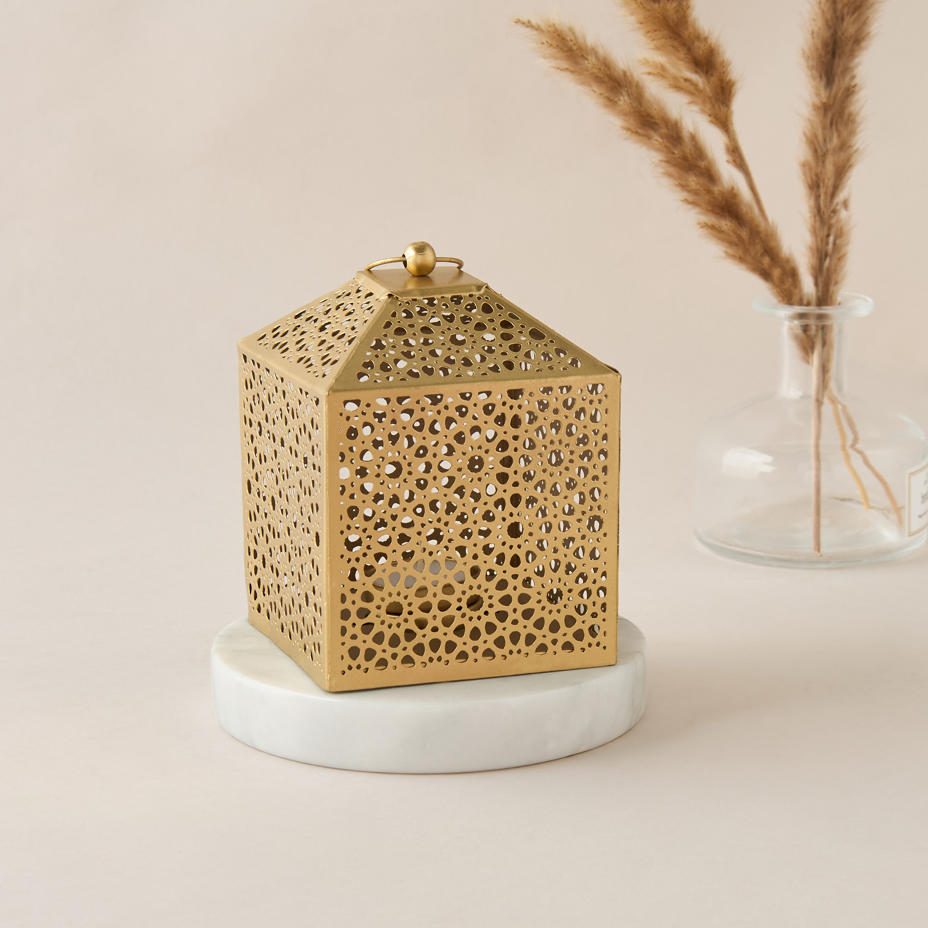 Decorative Iron Lantern - 14cm-household-decor-candleholdersandlanterns-image-2