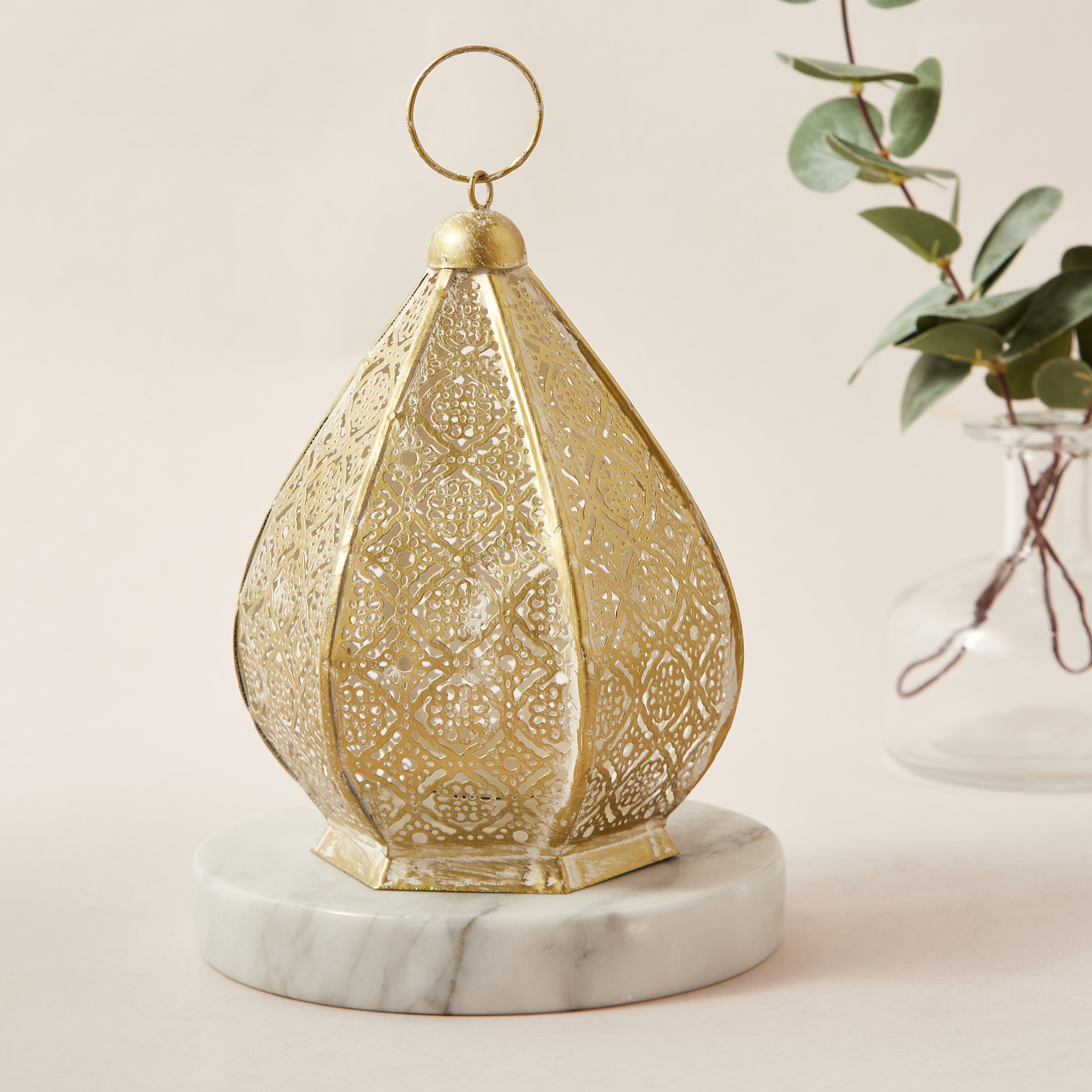 فانوس معدن للديكور - 17 سم-household-decor-candleholdersandlanterns-image-2