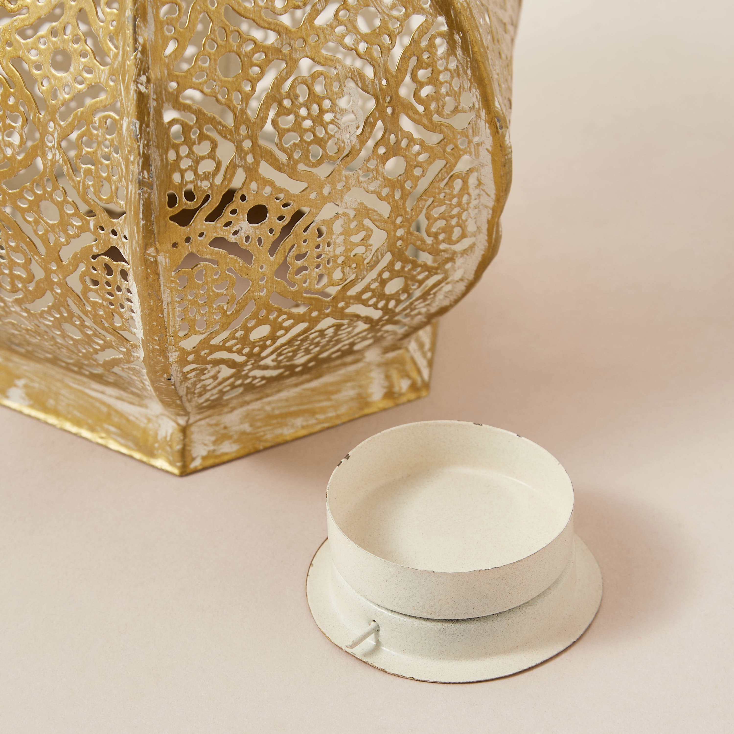 فانوس معدن للديكور - 17 سم-household-decor-candleholdersandlanterns-image-4