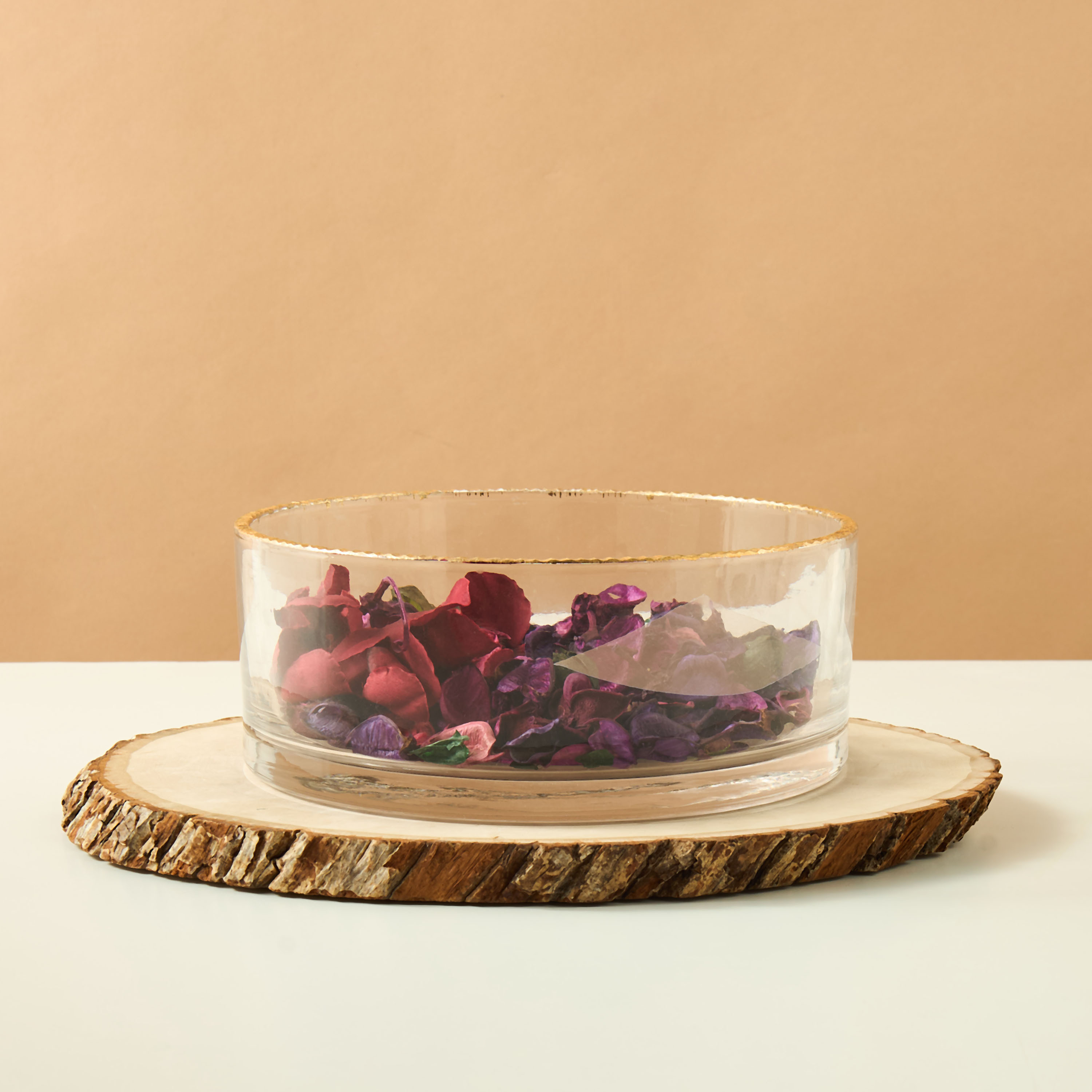 Decorative Glass Bowl - 20 cms-household-decor-vasesandbowls-image-1