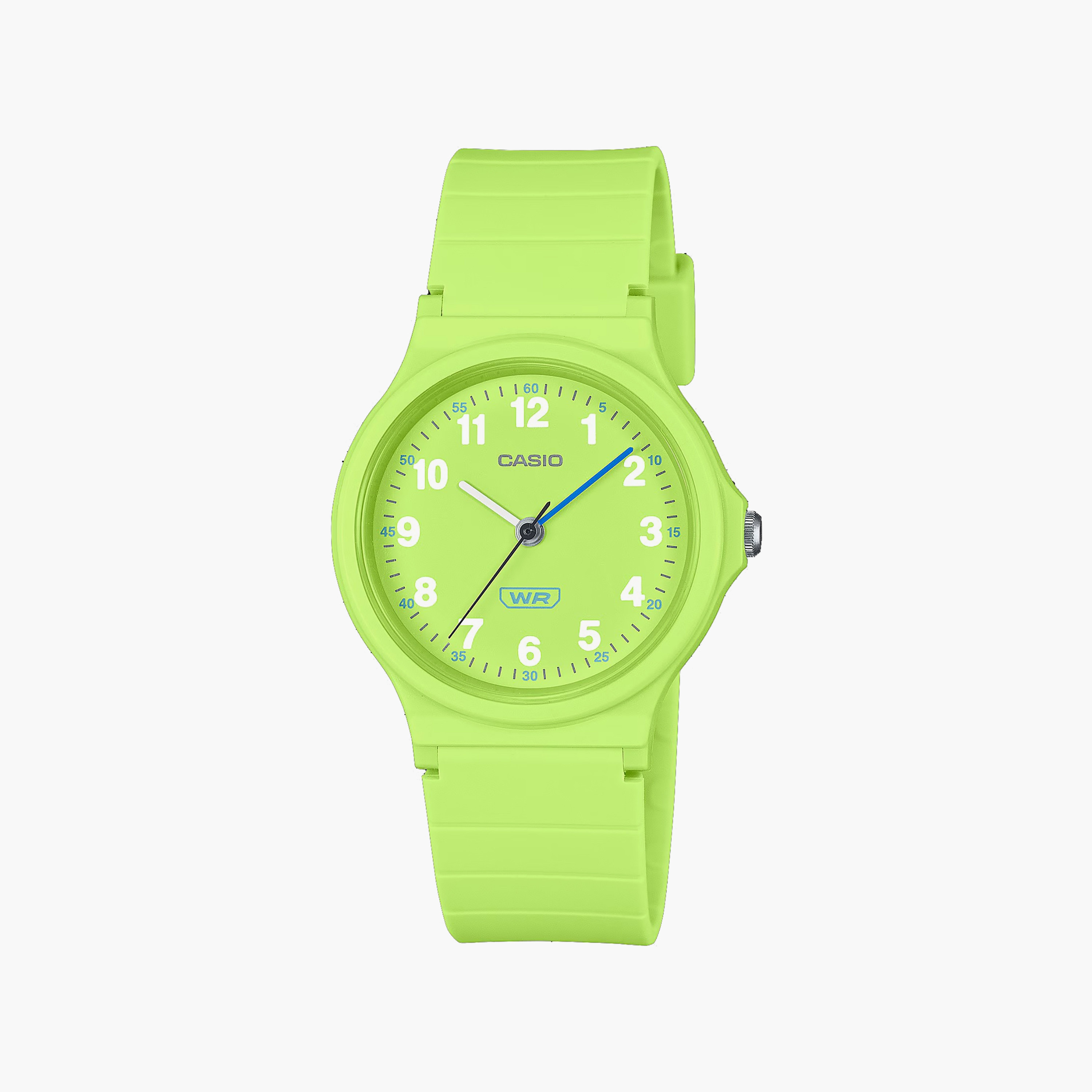 Casio 31 MM Green Analog Resin Watch | LQ-24B-3BDF-men-watchesandjewellery-watches-image-1