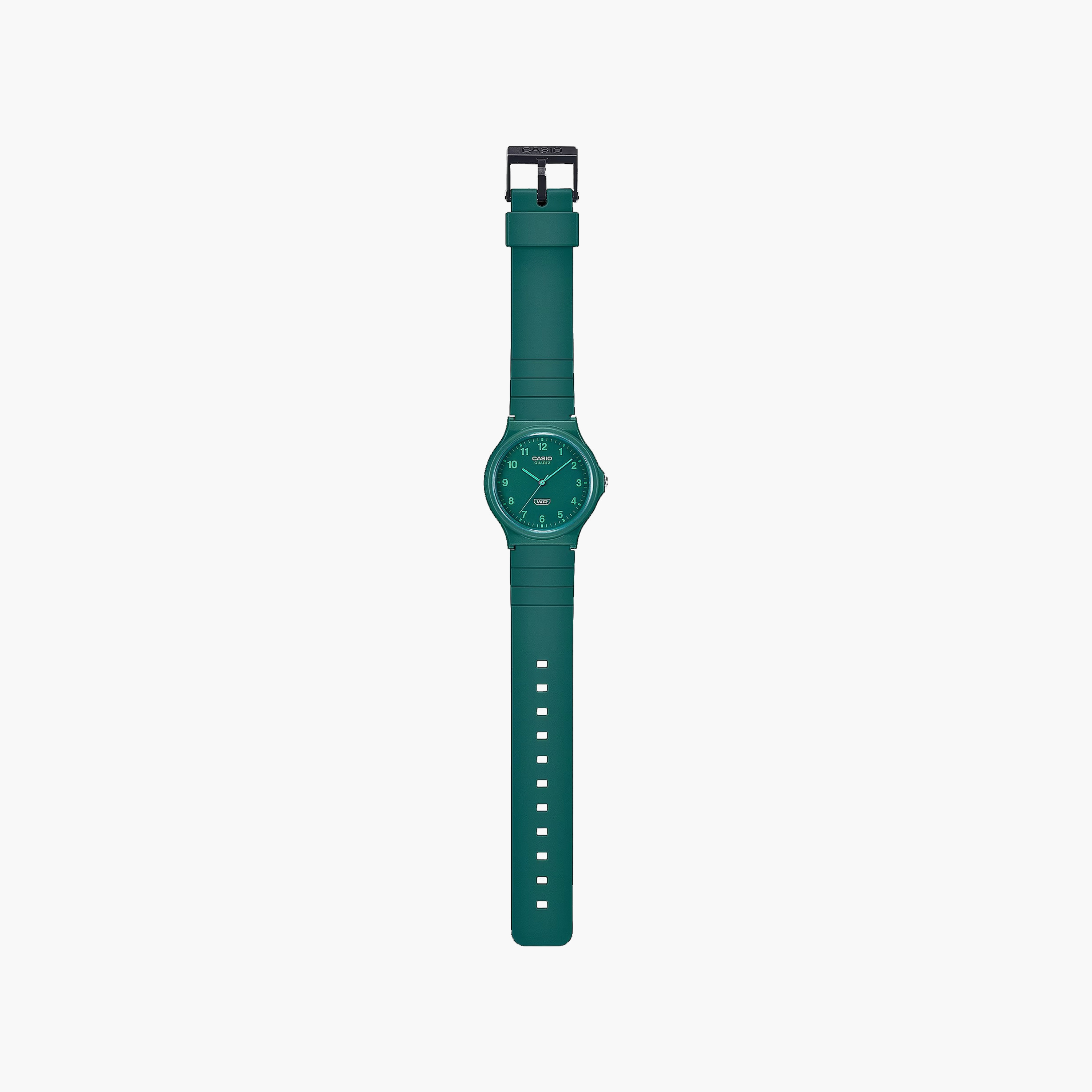 Casio 35 MM Green Analog Resin Watch | MQ-24B-3BDF-men-watchesandjewellery-watches-image-2