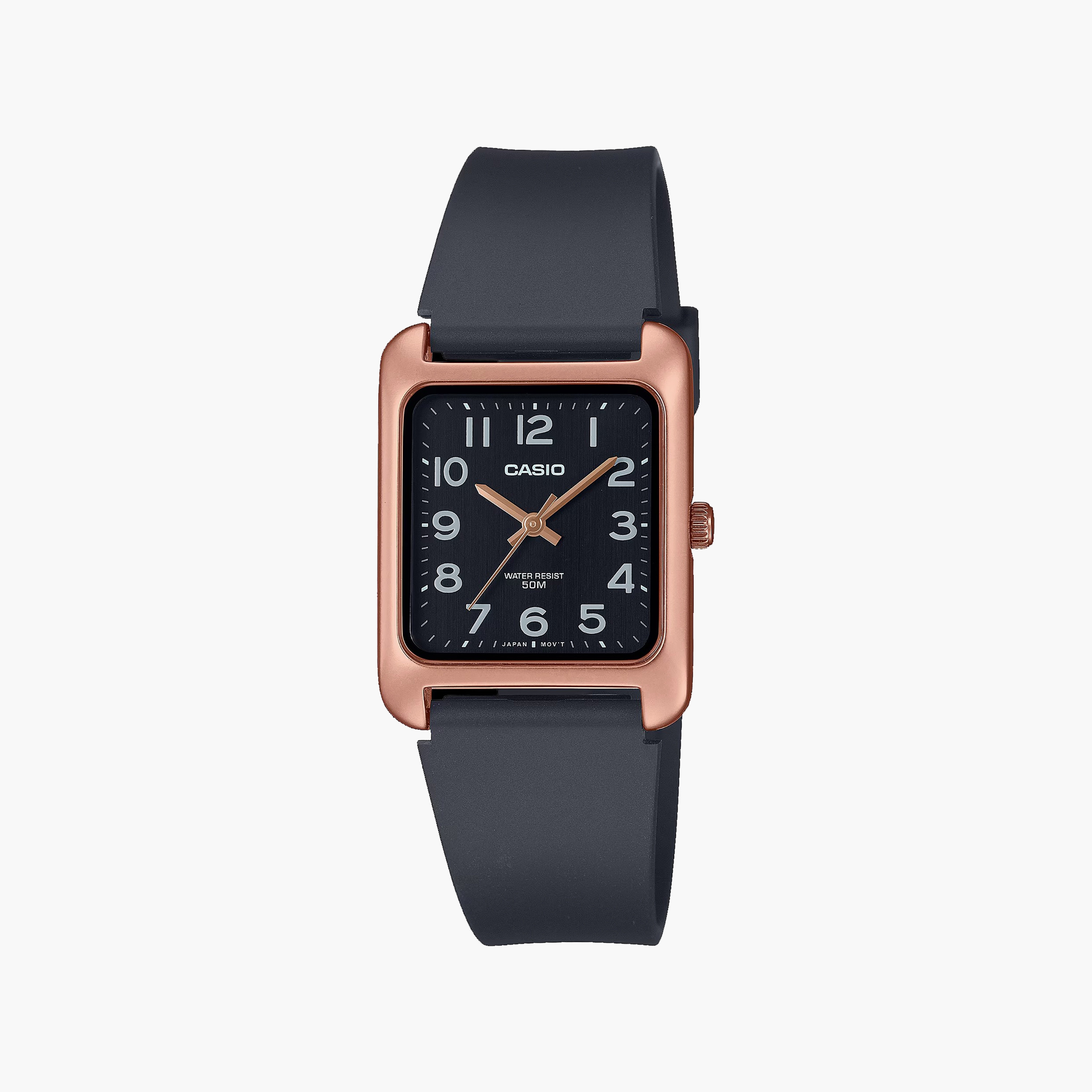 Casio 26 MM Black Analog Resin Watch | MTP-B175-5BVDF-men-watchesandjewellery-watches-image-1