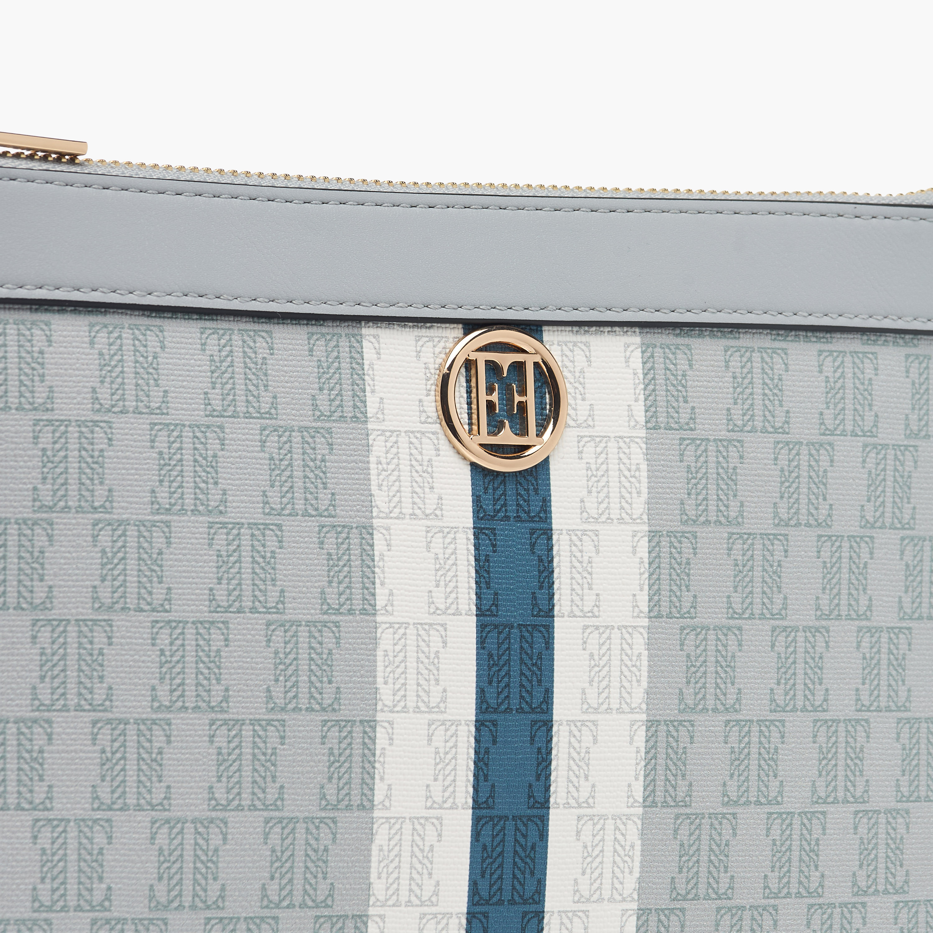 Elle Monogram Print Wallet with Zip Closure-women-bagsandwallets-wallets-image-3