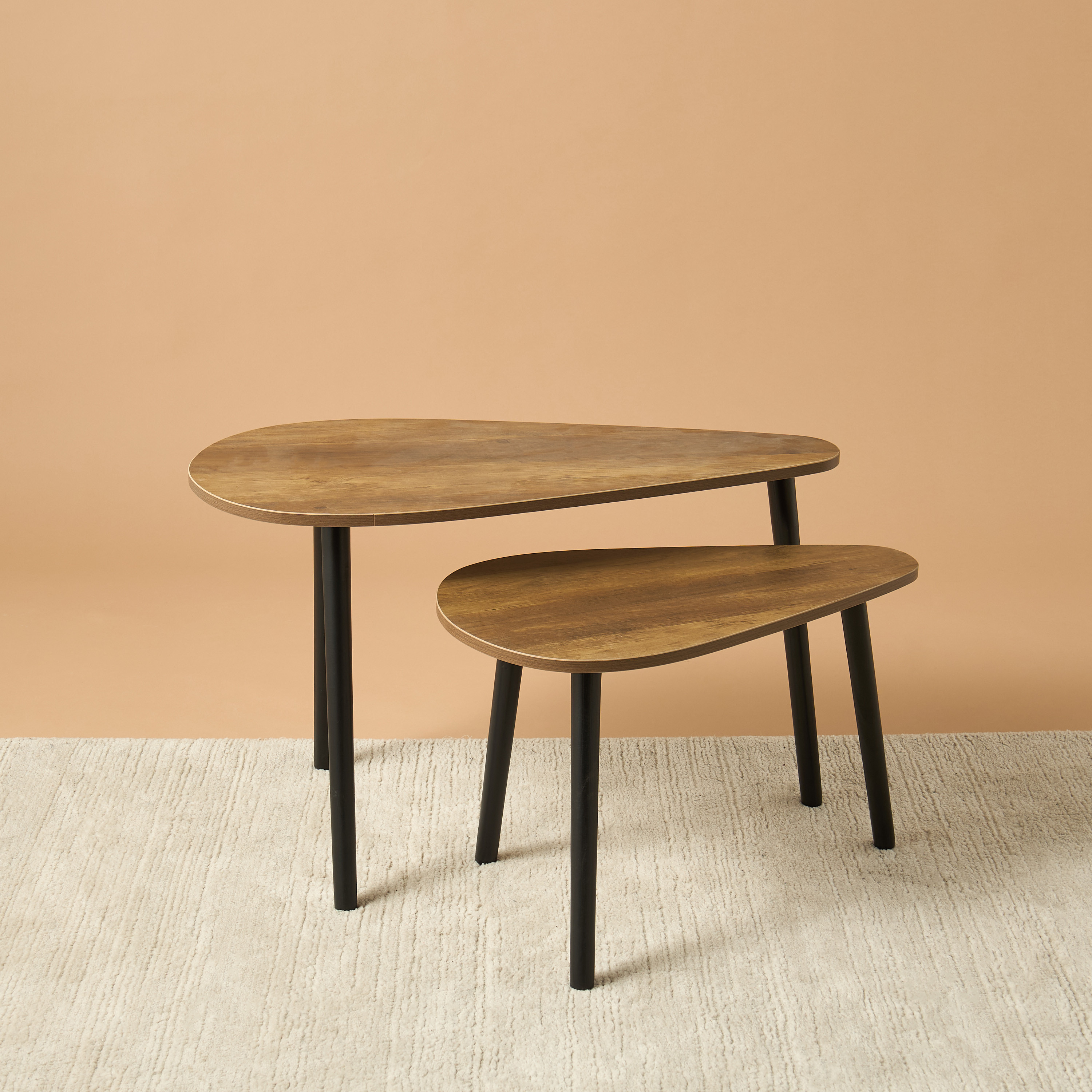 Wooden 2-Piece Side Table Set-furniture-livingroom-nestoftables-image-2