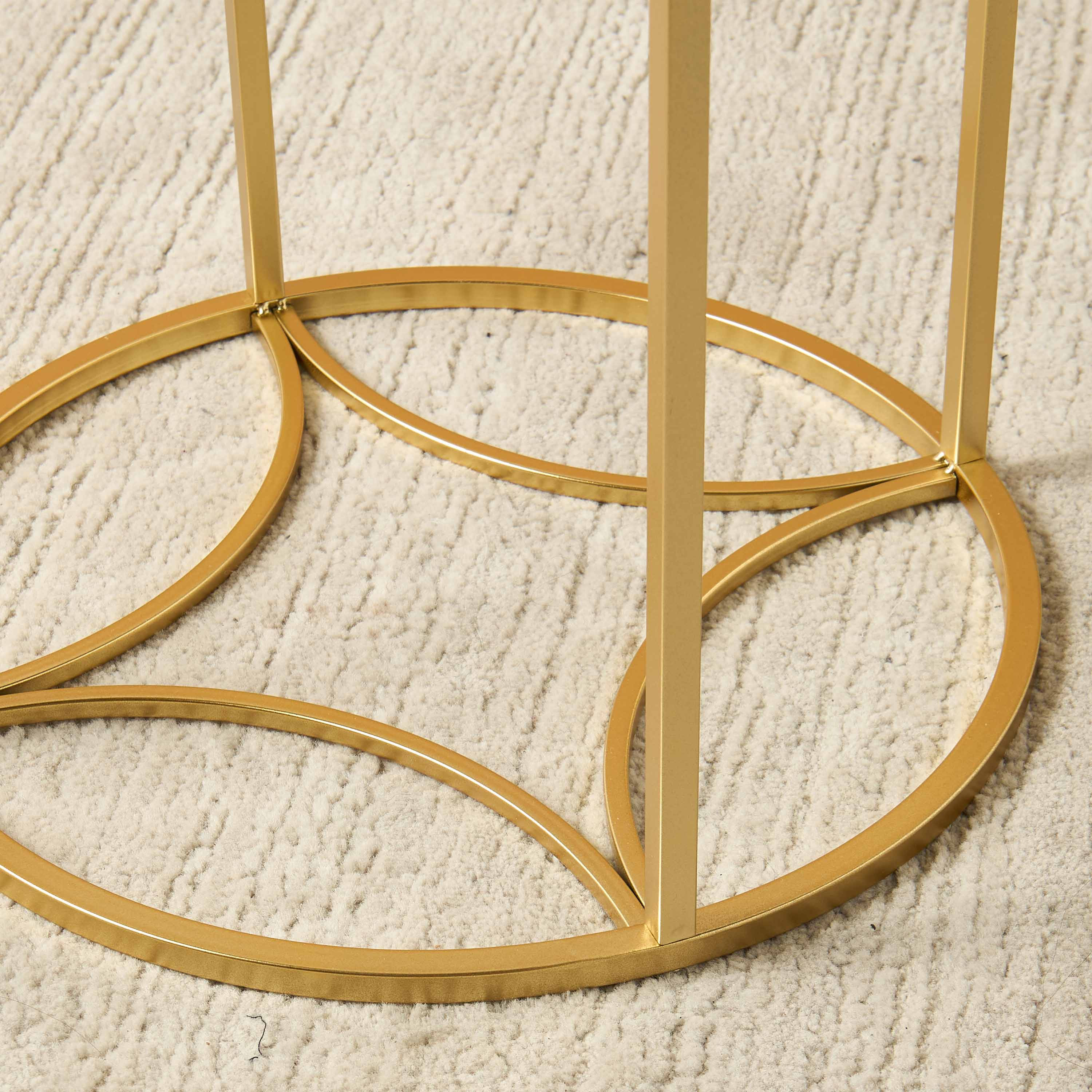Metallic Tempered Glass Top Side Table-furniture-livingroom-nestoftables-image-3