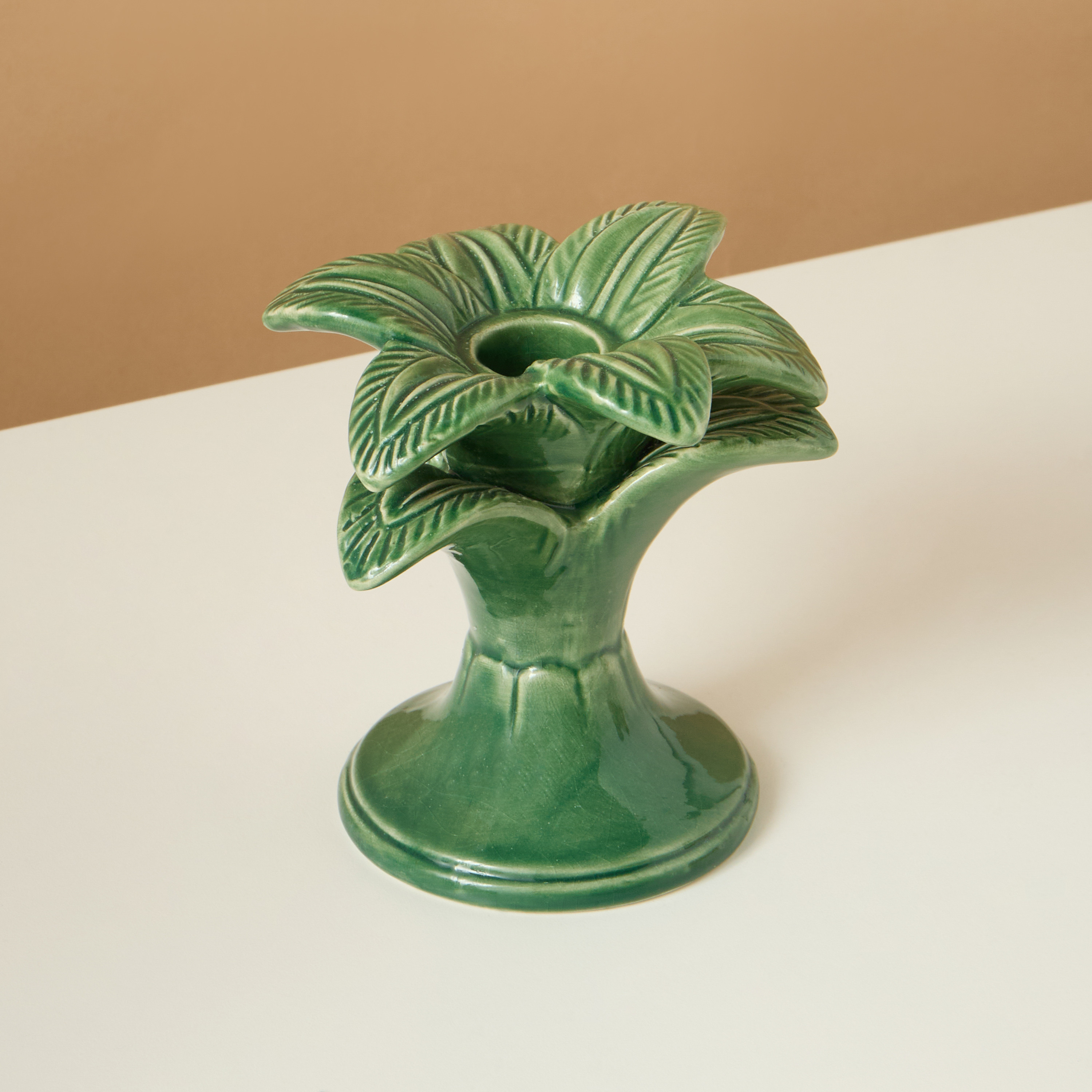 حامل شموع بتصميم نخلة - 11 سم-household-decor-candleholdersandlanterns-image-3