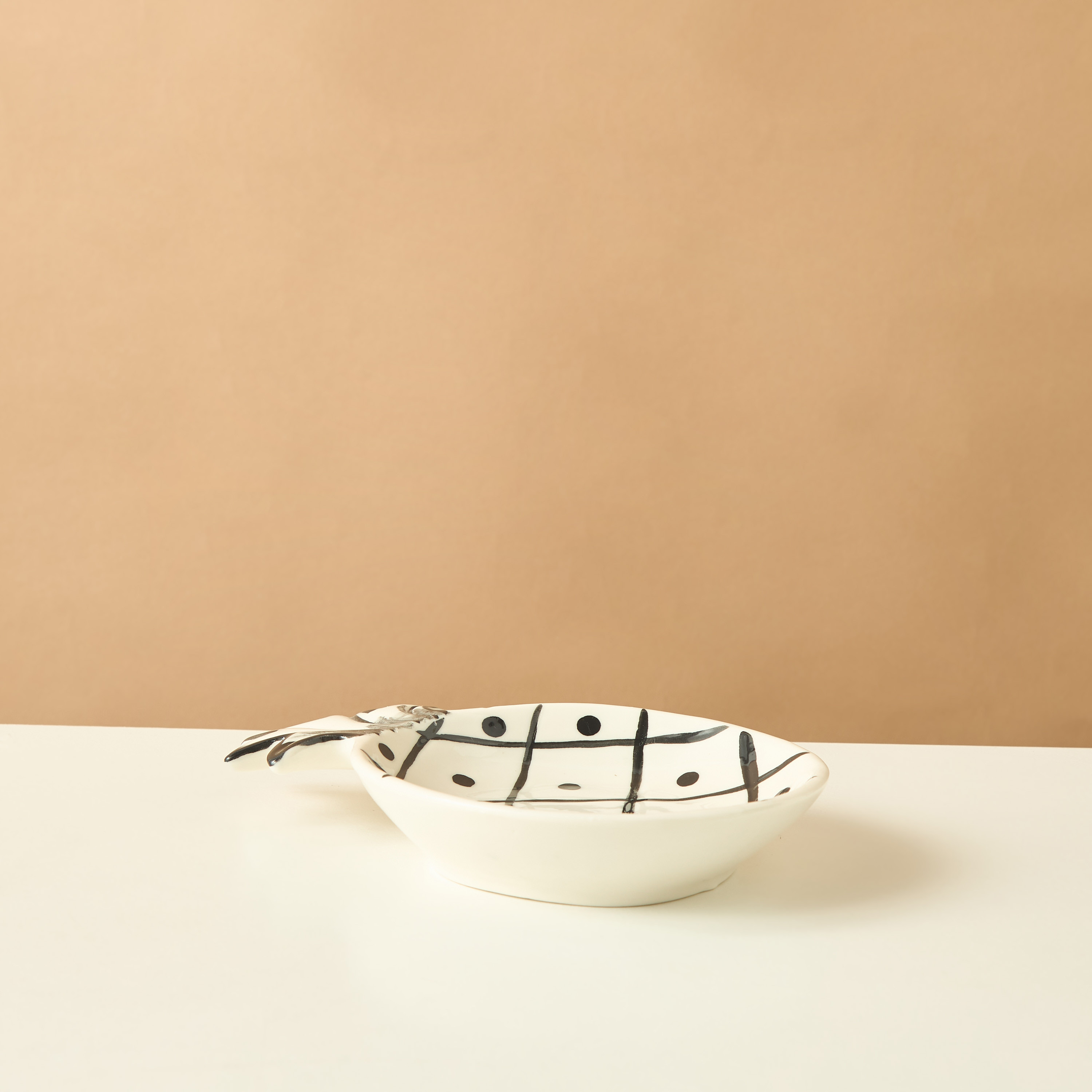 Pineapple Pattern Ceramic Decorative Bowl - 10 cms-household-decor-vasesandbowls-image-4