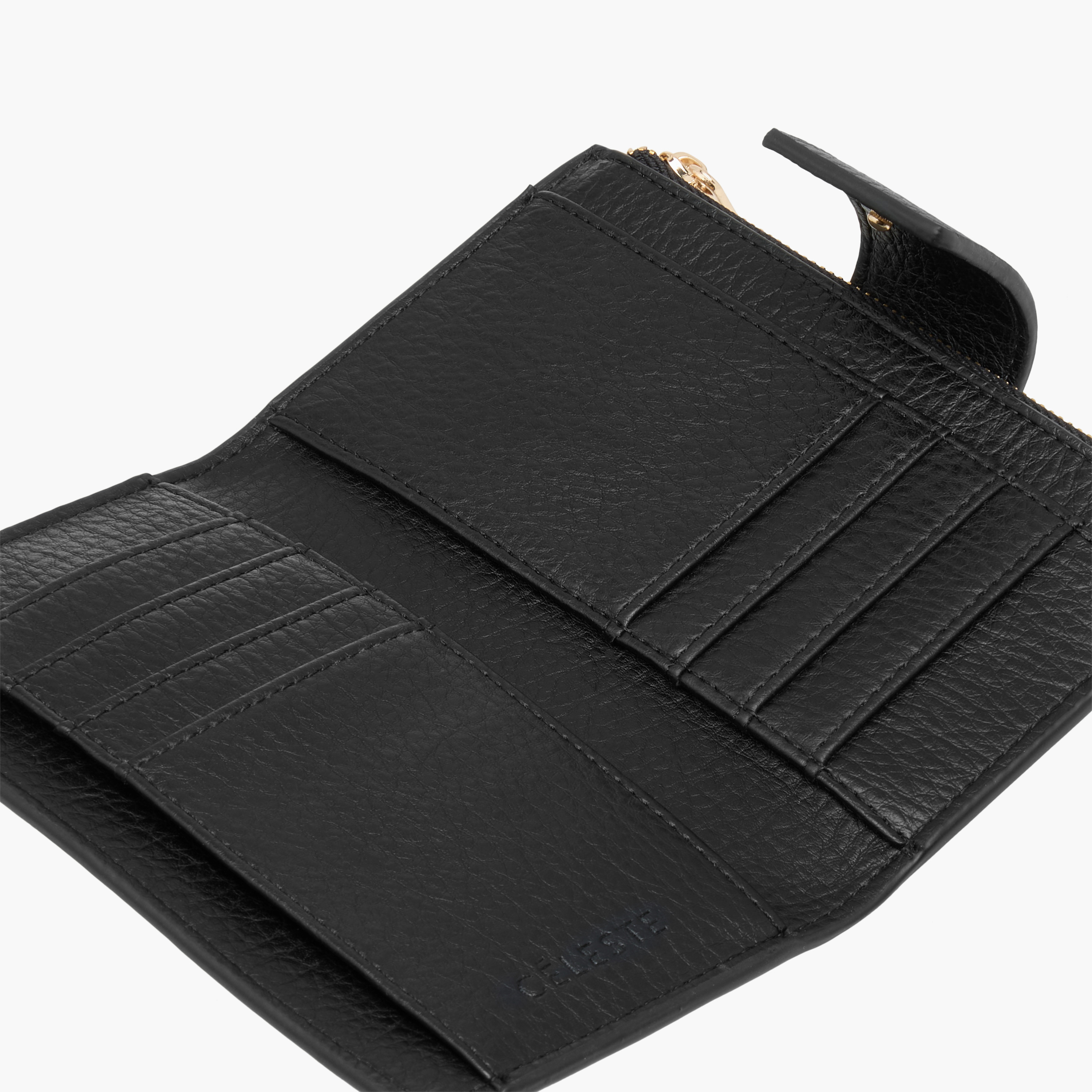 محفظة بارزة الملمس بزر إغلاق من سيليست-women-bagsandwallets-wallets-image-5