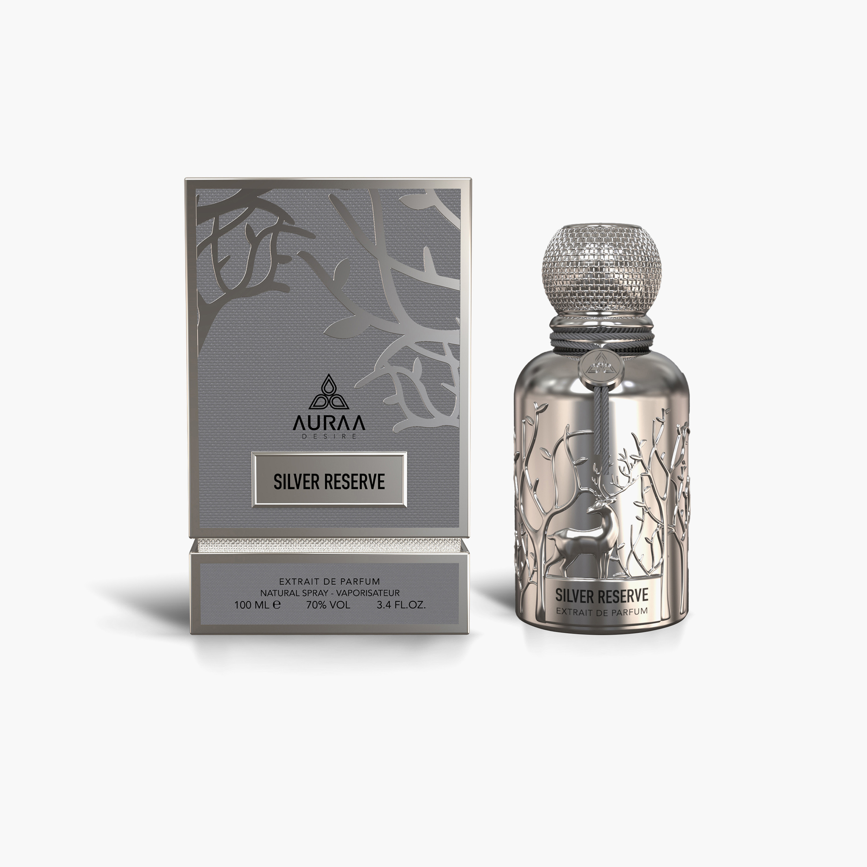 Auraa Desire Silver Reserve Extrait De Parfum - 100 ml-beautyandpersonalcare-fragrance-unisex-image-2