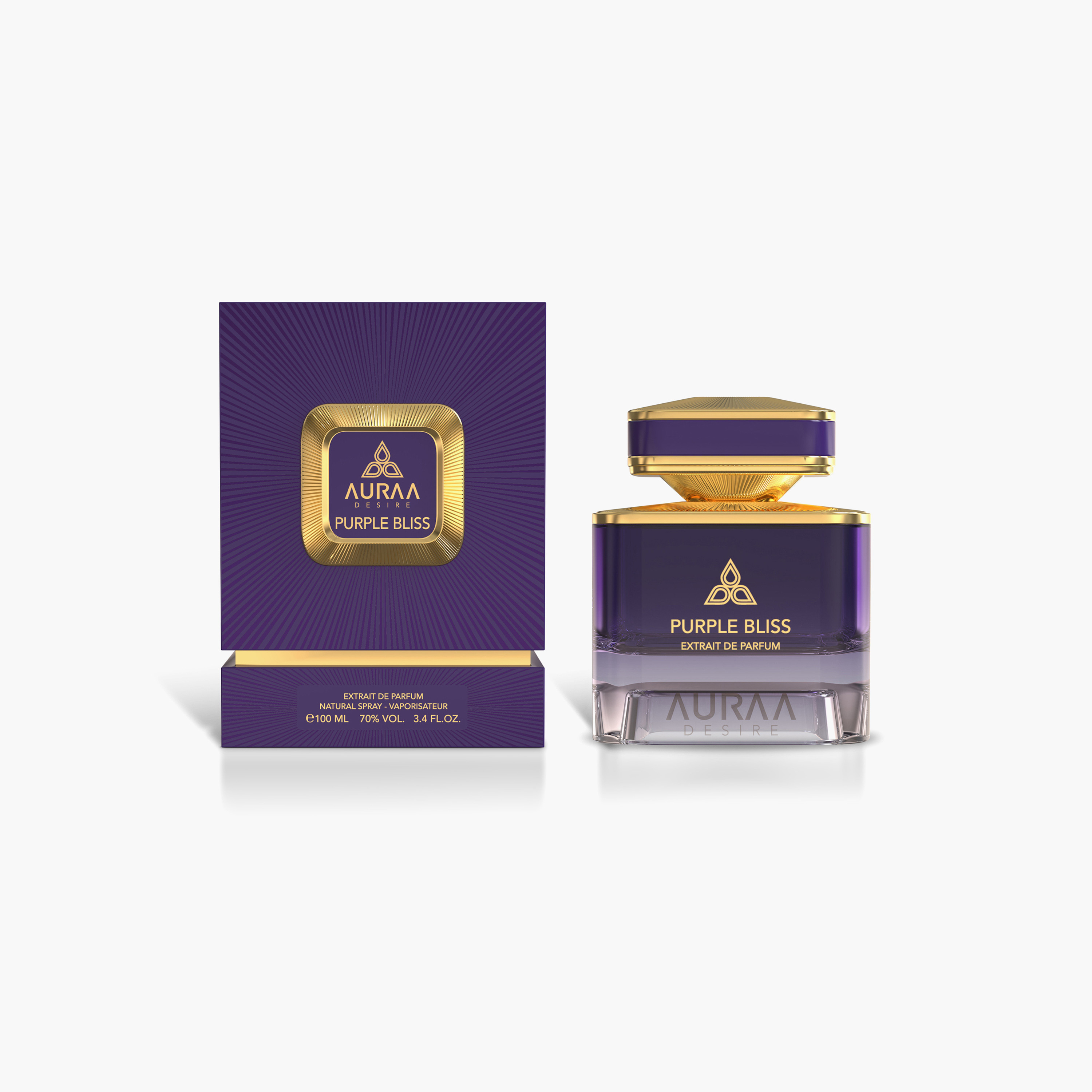 Auraa Desire Purple Bliss Extrait De Parfum - 100 ml-beautyandpersonalcare-fragrance-unisex-image-2