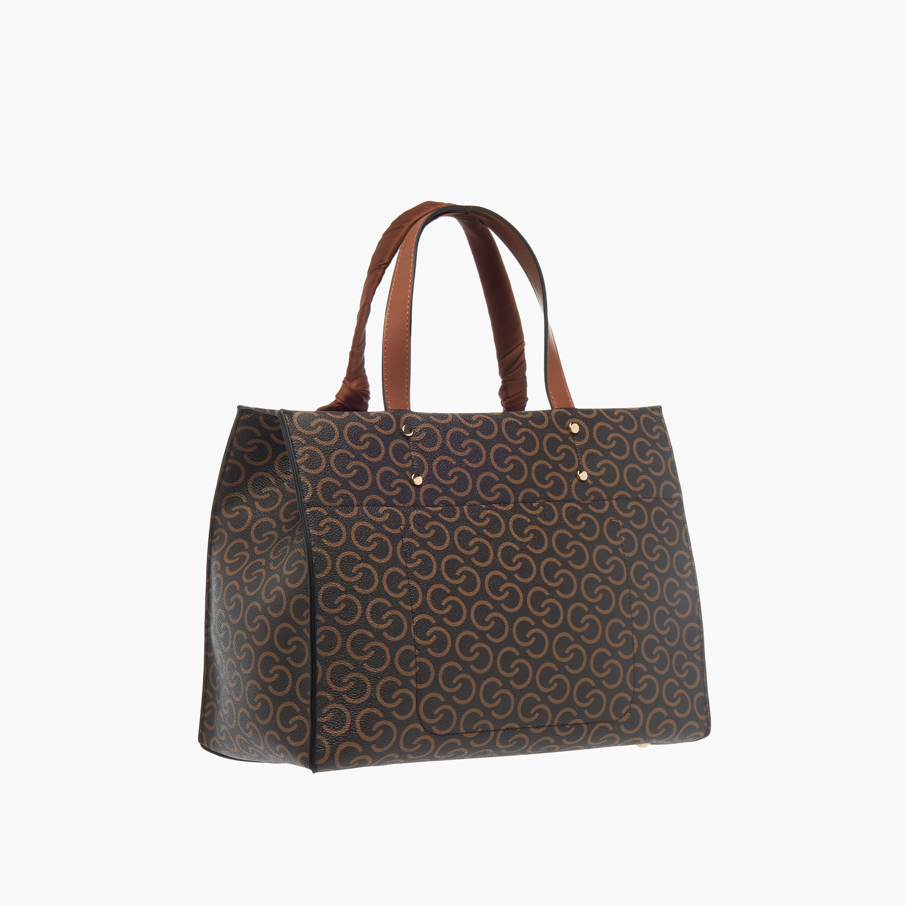 شنطة توتي بطبعات مونوجرام وحزام قابل للتعديل وسحاب إغلاق من سيليست-women-bagsandwallets-handbags-image-4