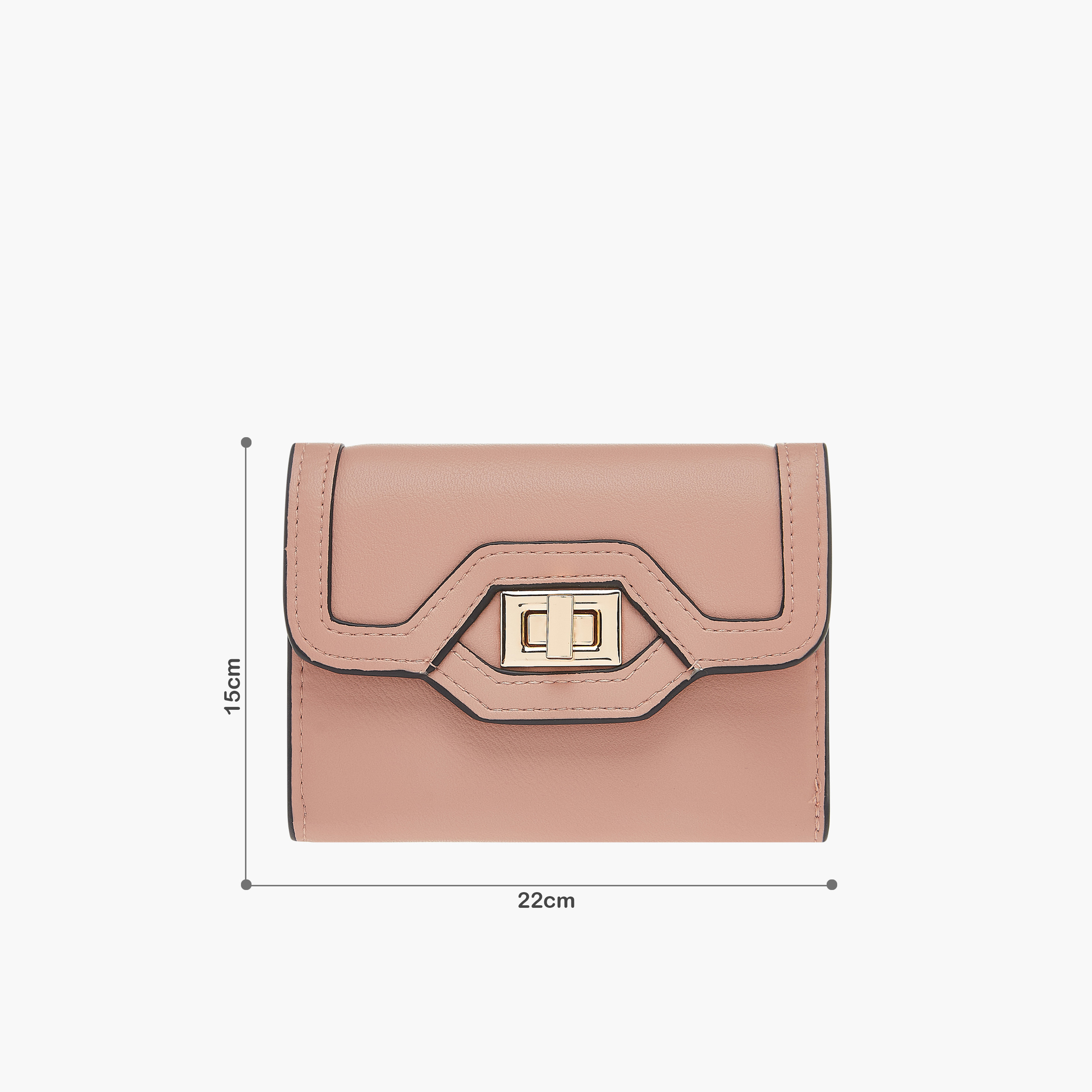 محفظة سادة بطية ثنائية وقفل إغلاق من سيليست-women-bagsandwallets-wallets-image-6