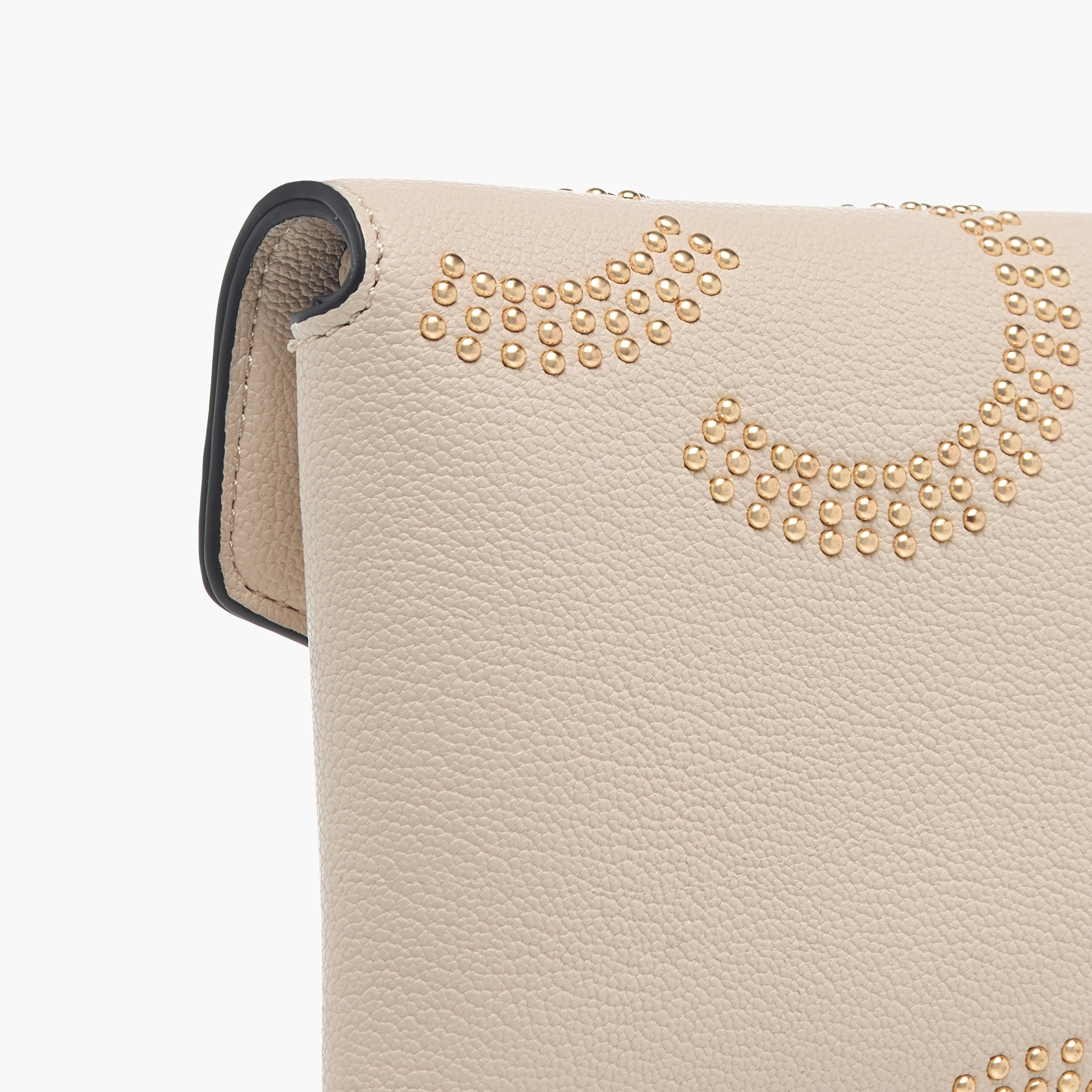 Celeste Stud Detail Clutch with Chain Strap and Flap Closure-women-bagsandwallets-handbags-image-5
