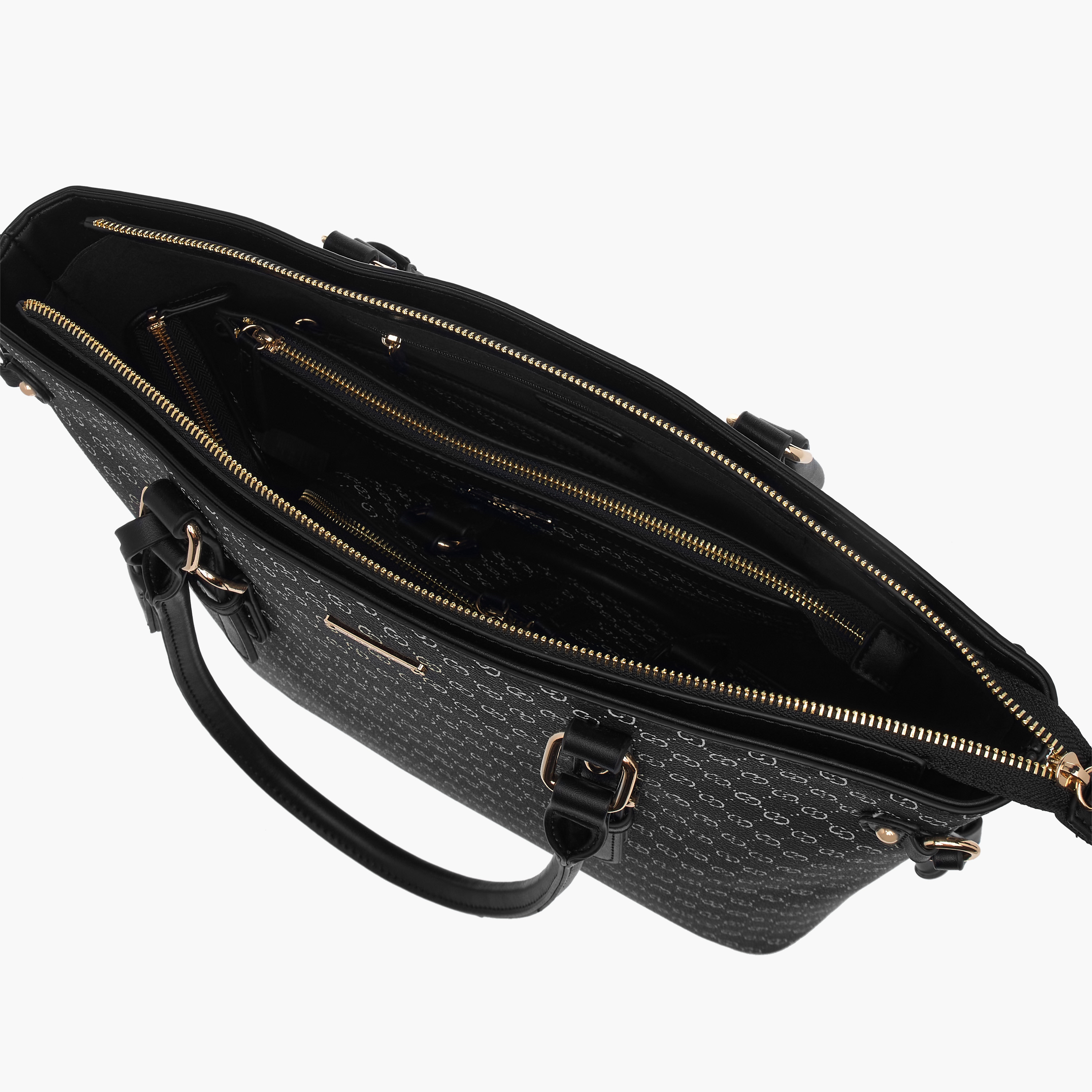 مجموعة شنط 4 قطع بطبعات مونوغرام من سيليست-women-bagsandwallets-handbags-image-14