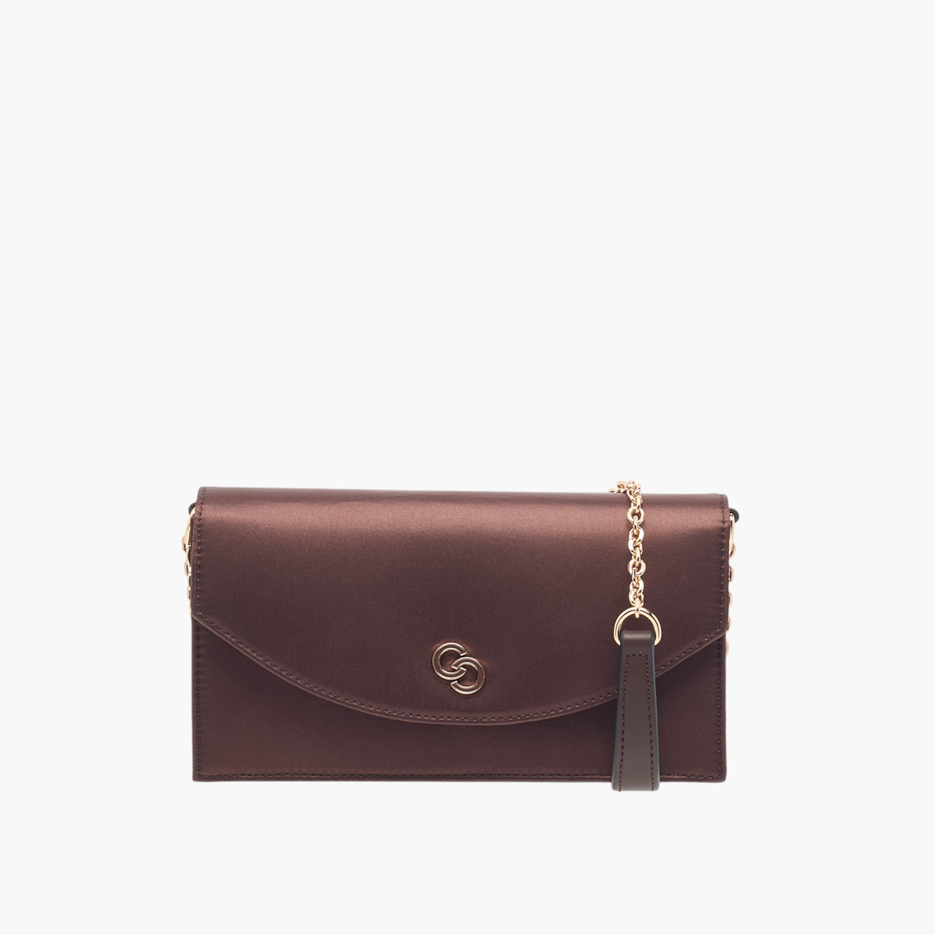 Celeste Logo Detail Shoulder Bag with Chain Strap-women-bagsandwallets-handbags-image-1
