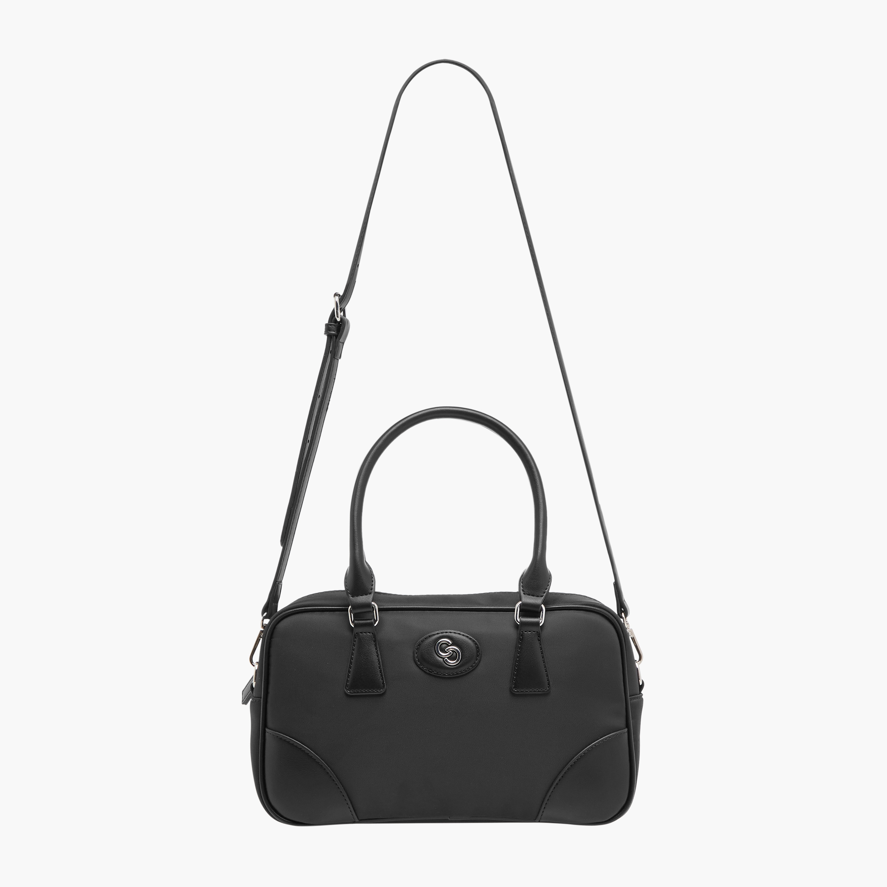 Celeste Solid Tote Bag with Detachable Strap and Zip Closure-women-bagsandwallets-handbags-image-2