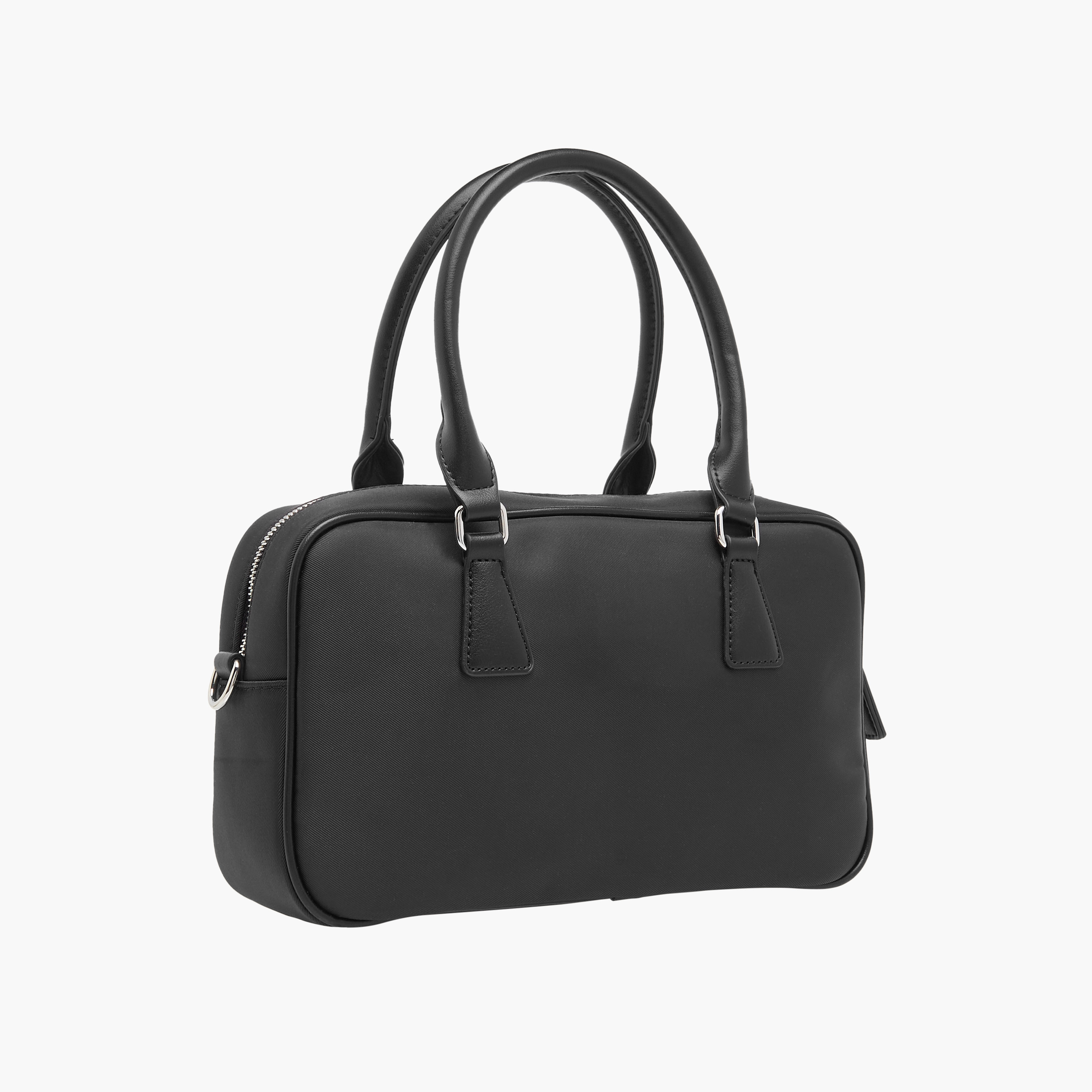 Celeste Solid Tote Bag with Detachable Strap and Zip Closure-women-bagsandwallets-handbags-image-3