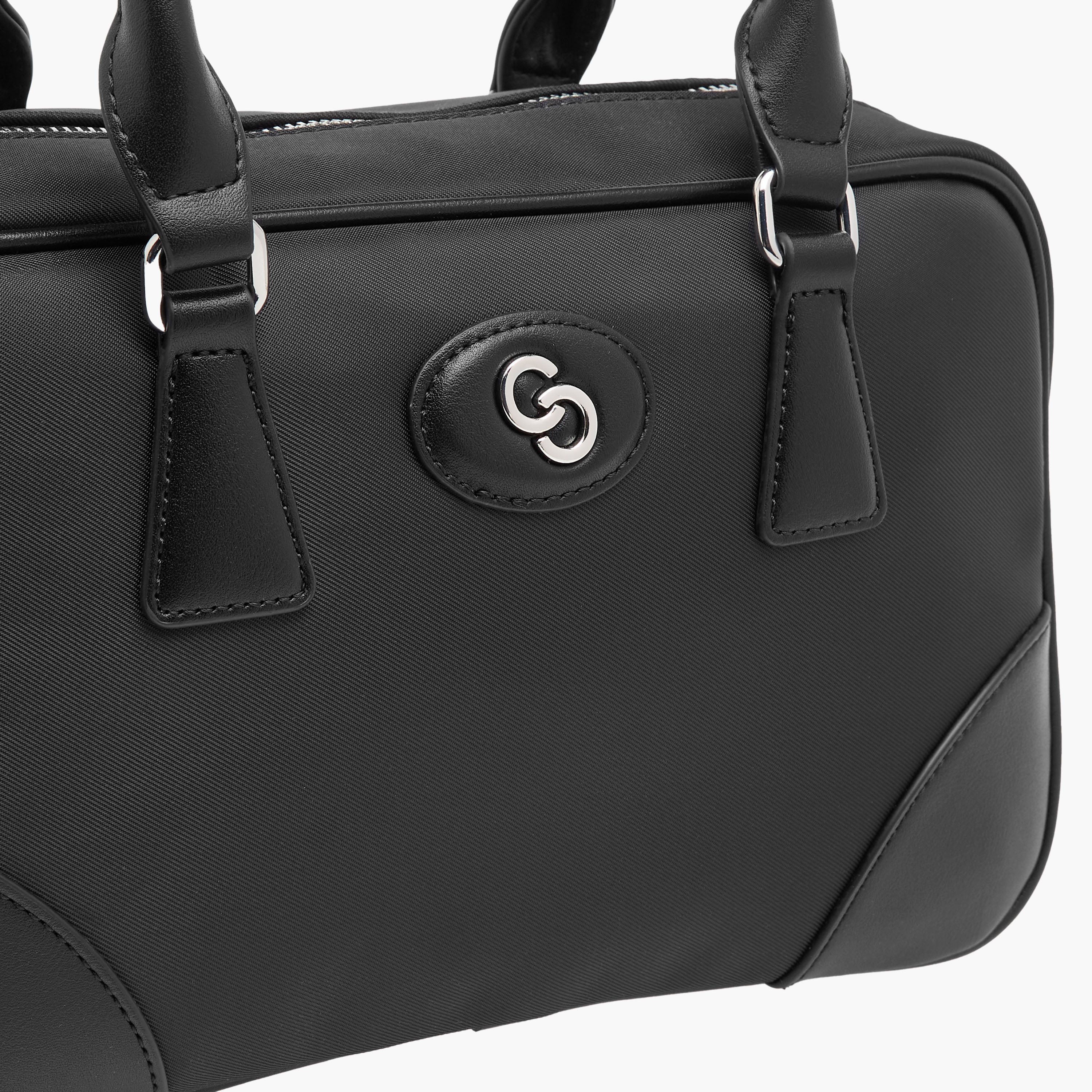 Celeste Solid Tote Bag with Detachable Strap and Zip Closure-women-bagsandwallets-handbags-image-4