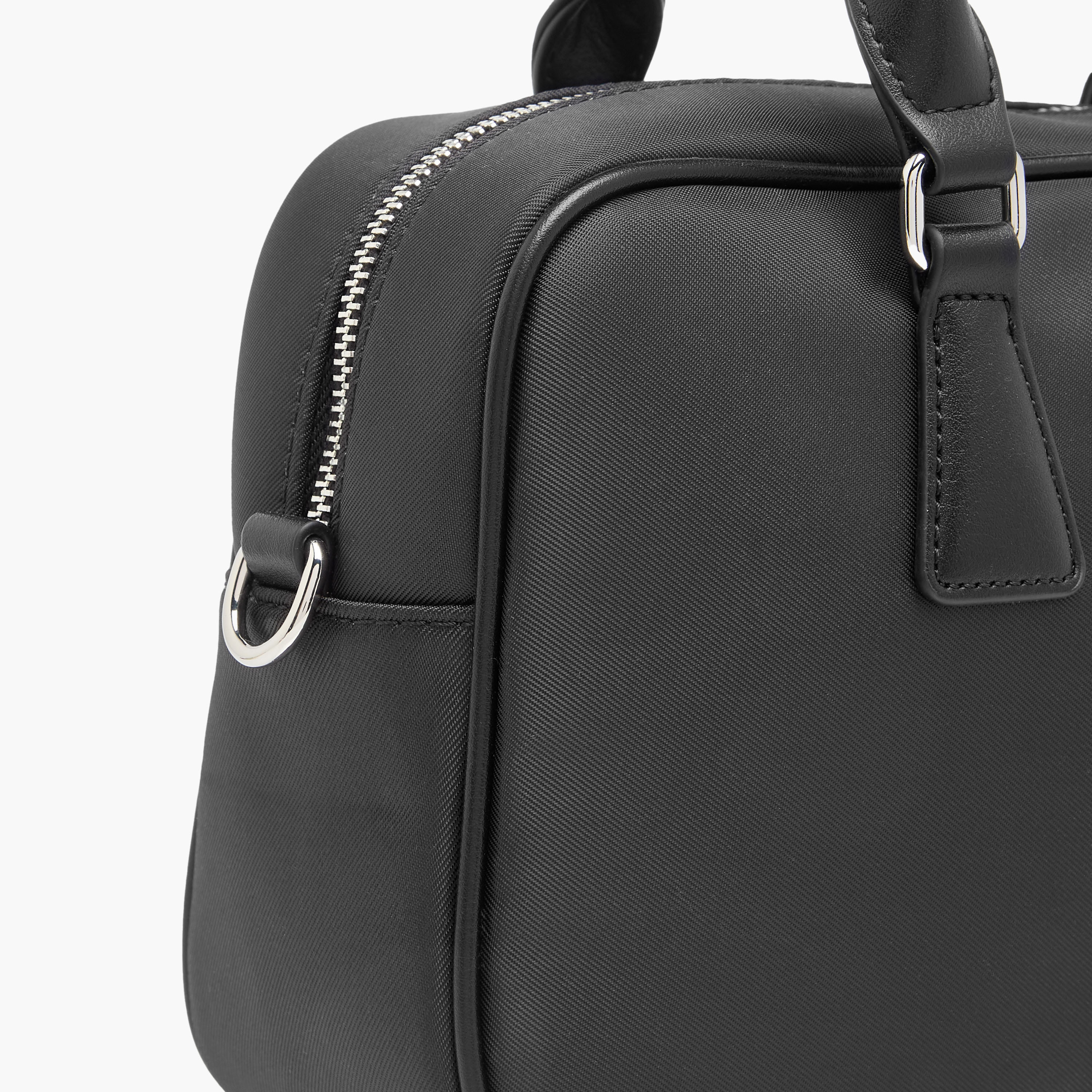 Celeste Solid Tote Bag with Detachable Strap and Zip Closure-women-bagsandwallets-handbags-image-5