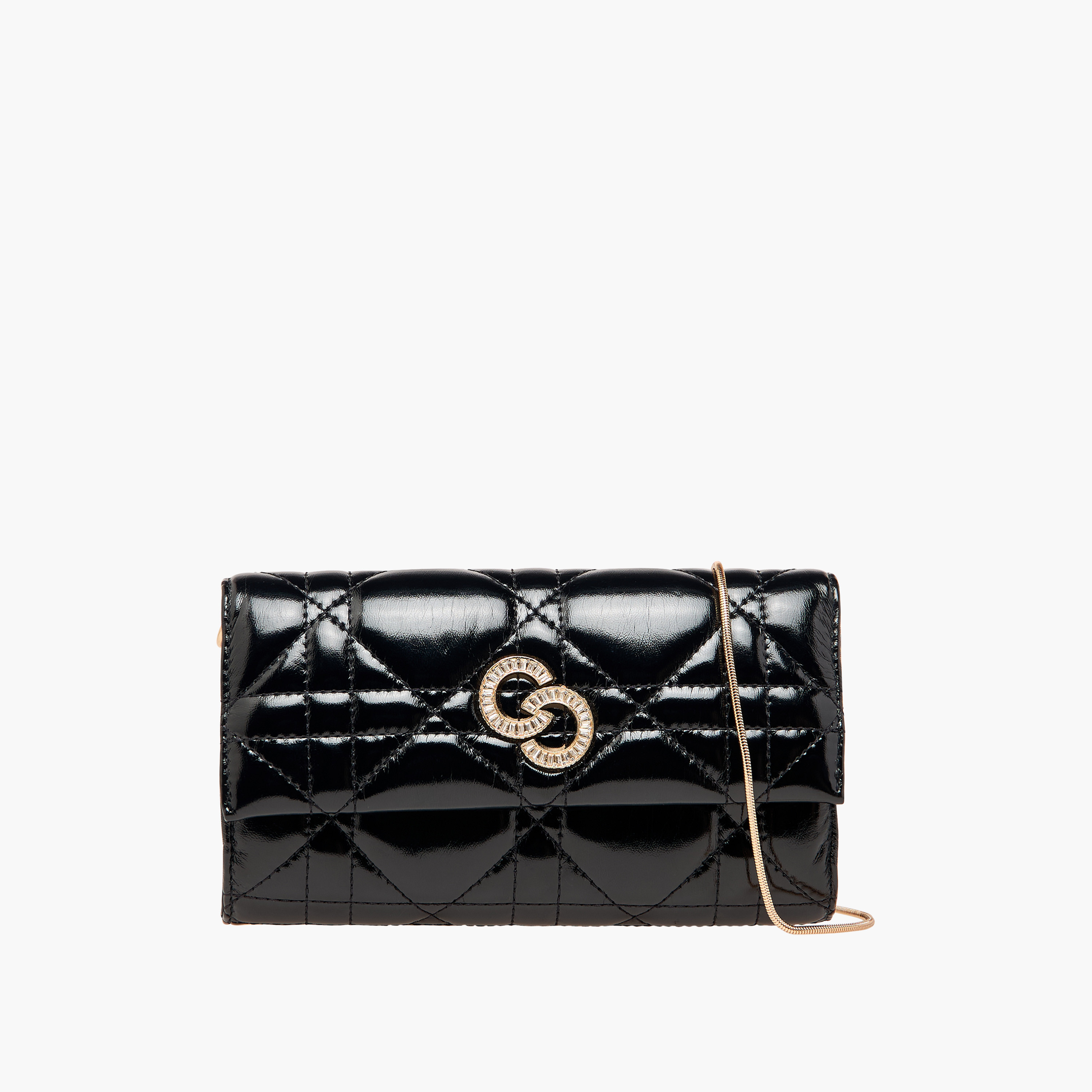 شنطة كروس بودي مبطنة بحزام قابل للفصل وطيّة إغلاق من سيليست-women-bagsandwallets-handbags-image-1