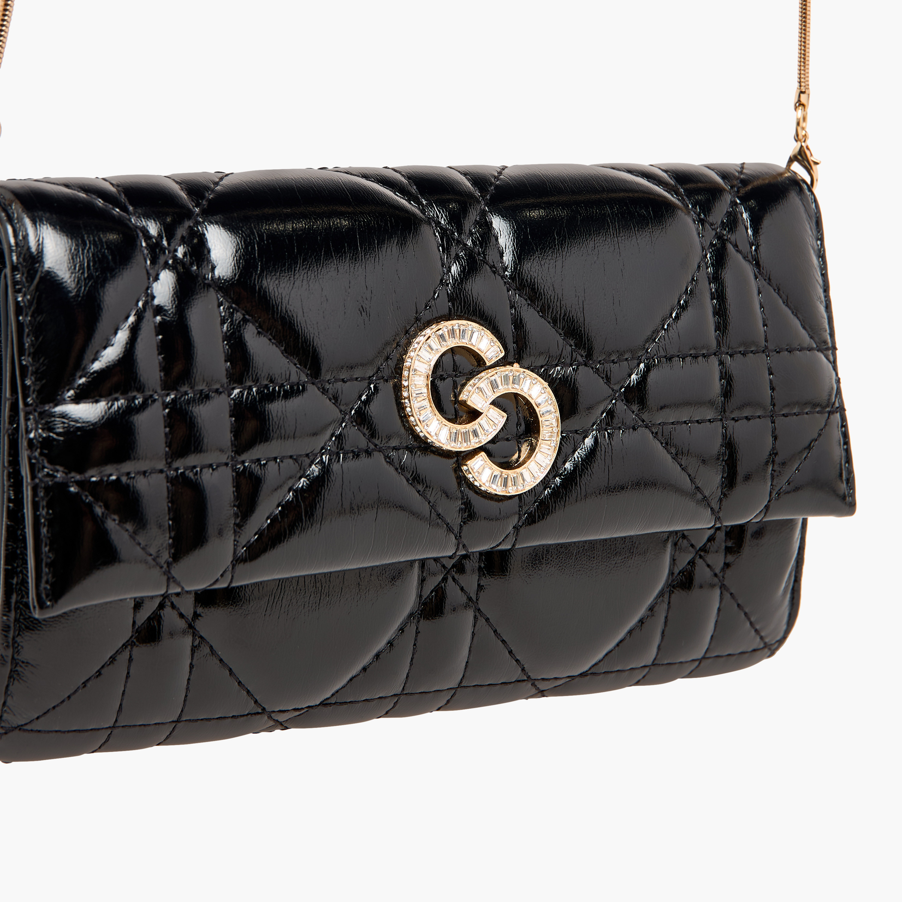 شنطة كروس بودي مبطنة بحزام قابل للفصل وطيّة إغلاق من سيليست-women-bagsandwallets-handbags-image-4