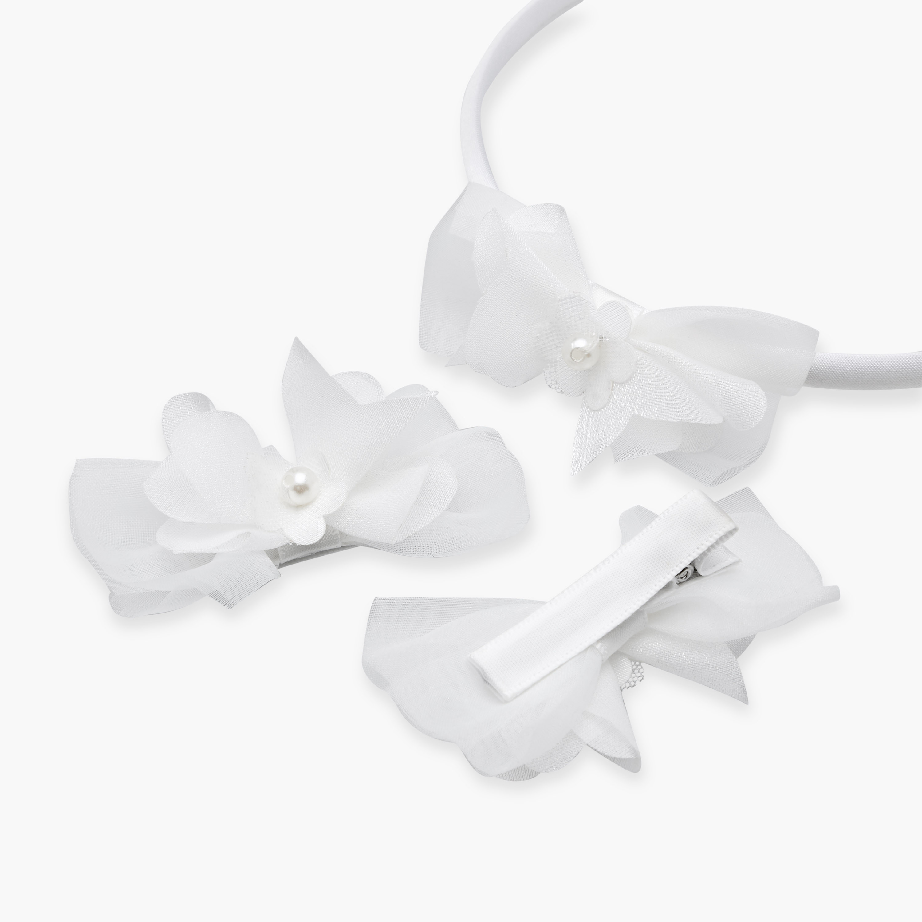 Flora Bella 3-Piece Floral Accent Hair Clip and Hairband Set-girls-accessories-hairaccessories-image-5