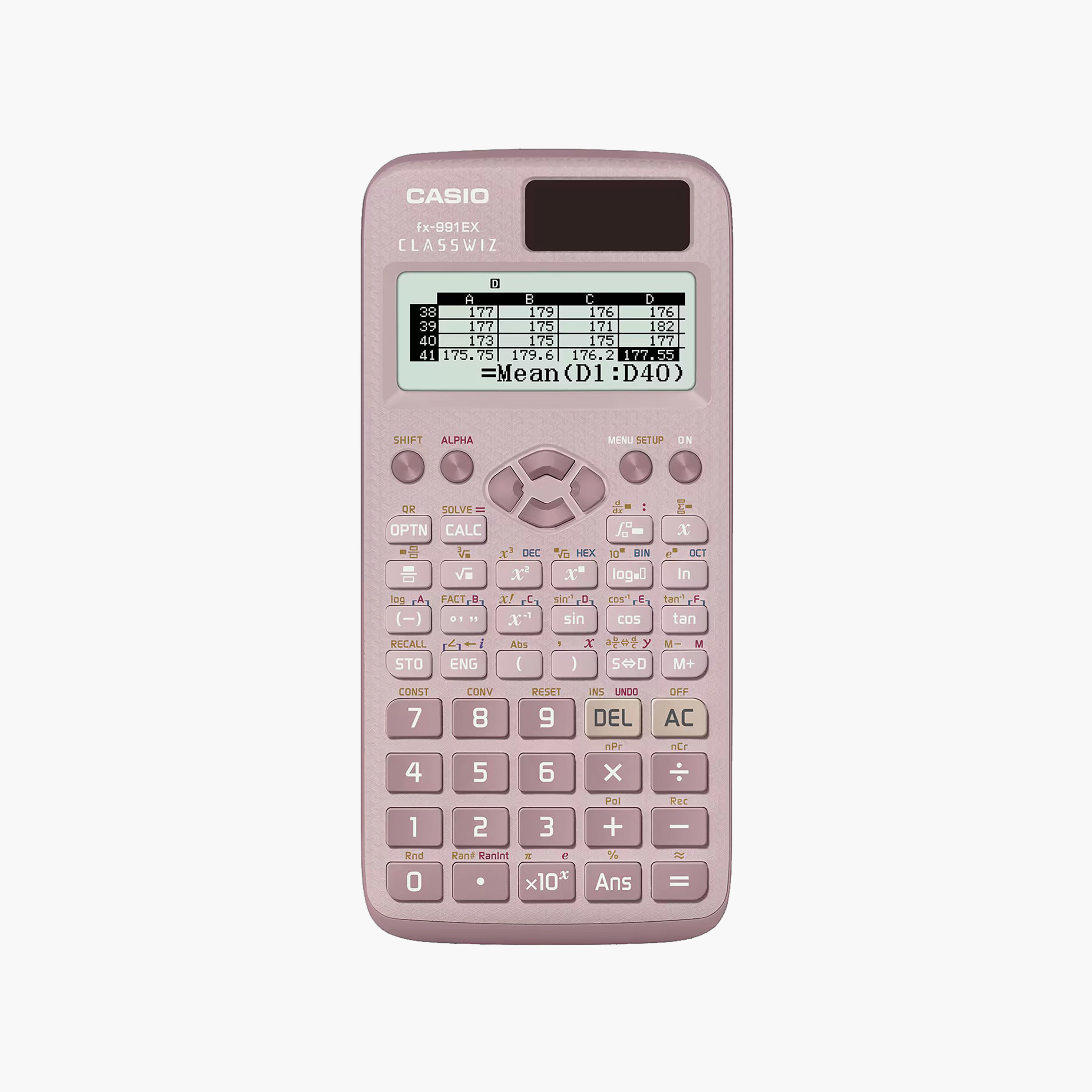 Casio FX-991EX-PK-W-DH Pink Auto Power Off Calculator-school-stationery-calculators-image-1