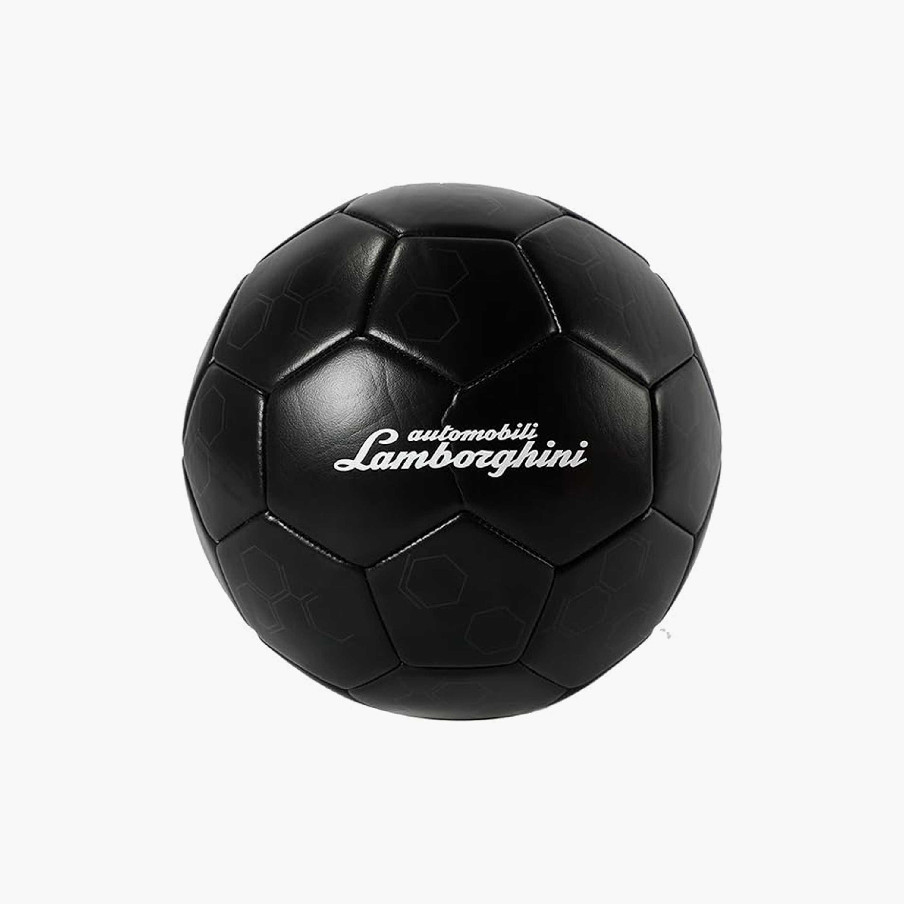 Lamborghini Machine Sewing PVC Soccer Ball - Black - Size 5-toys-outdoor-sports-image-1
