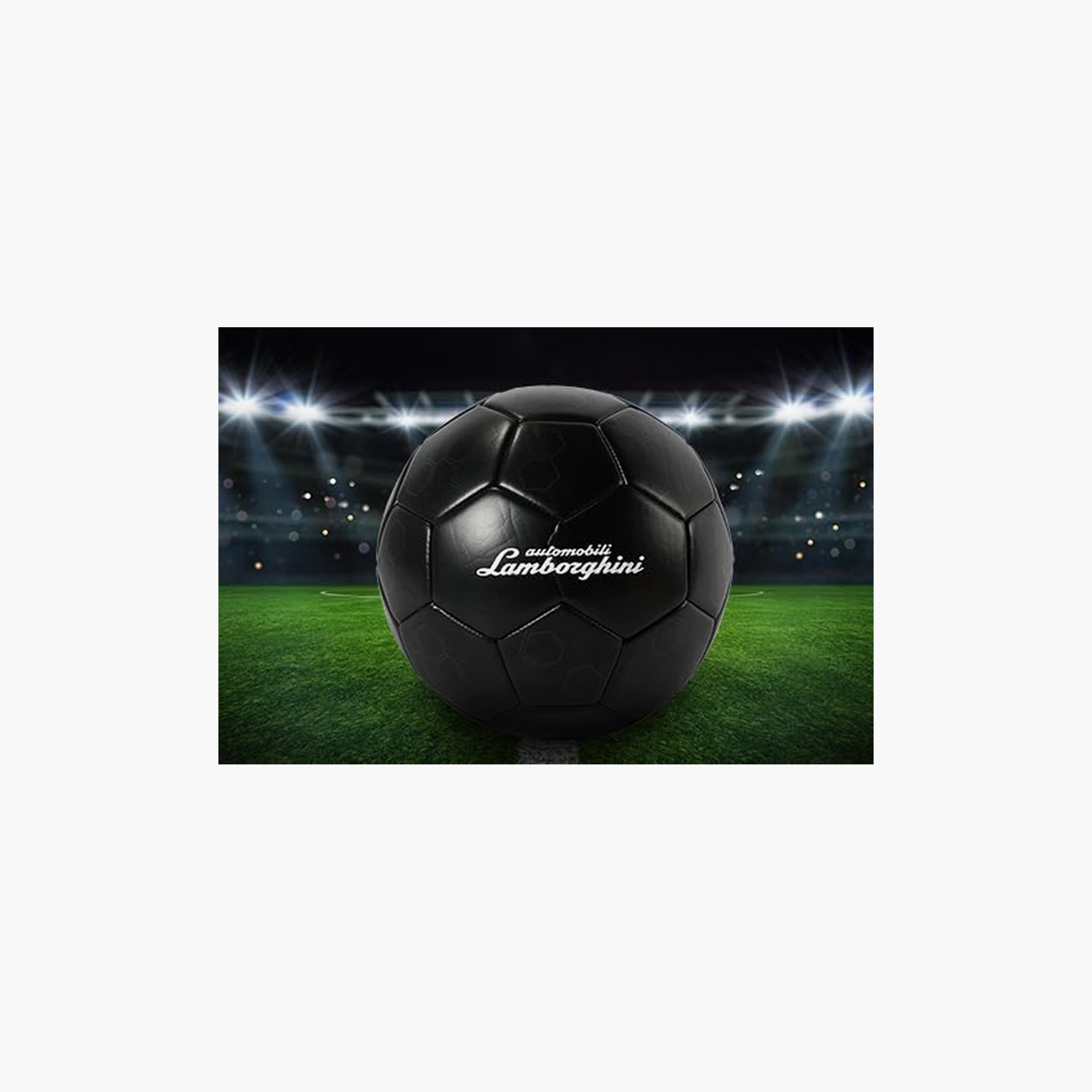 Lamborghini Machine Sewing PVC Soccer Ball - Black - Size 5-toys-outdoor-sports-image-4