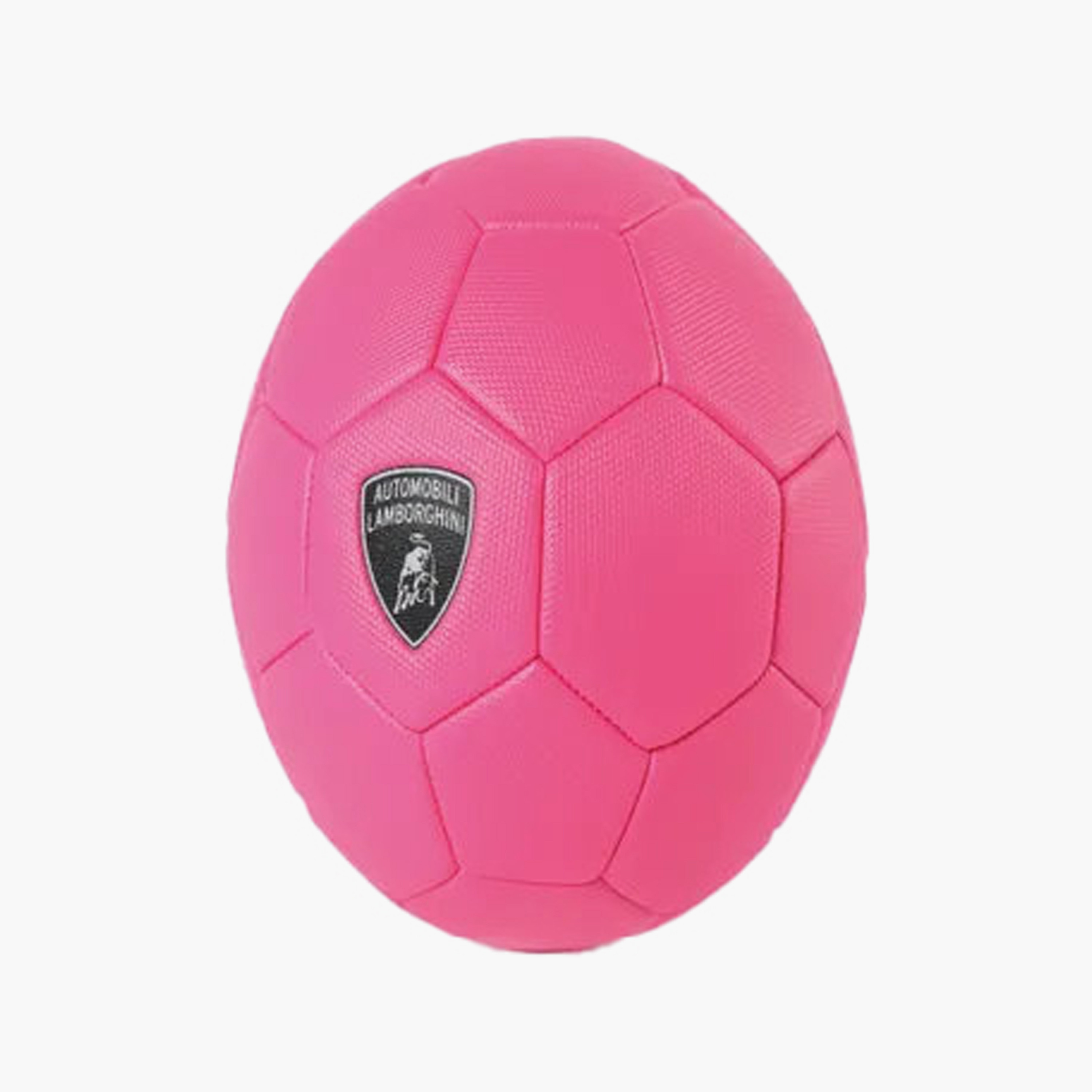 Lamborghini Machine Sewing PVC Soccer Ball - Pink - Size 3-toys-outdoor-sports-image-3