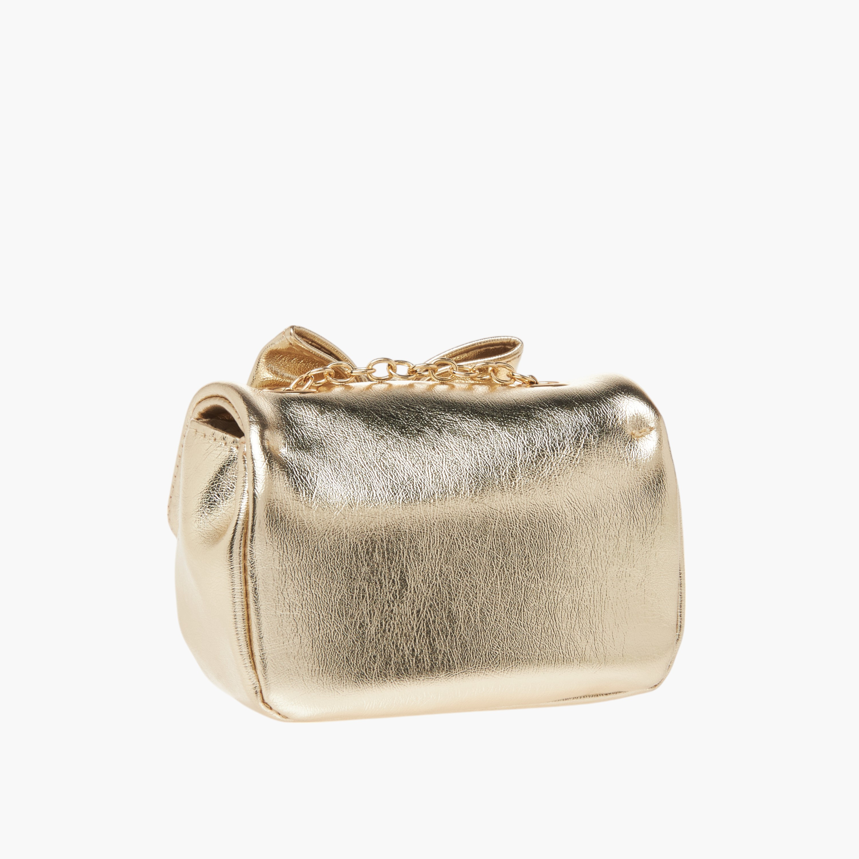 Celeste Bow Accent Crossbody Bag with Chain Strap and Twist Lock Closure-girls-accessories-bags-image-4