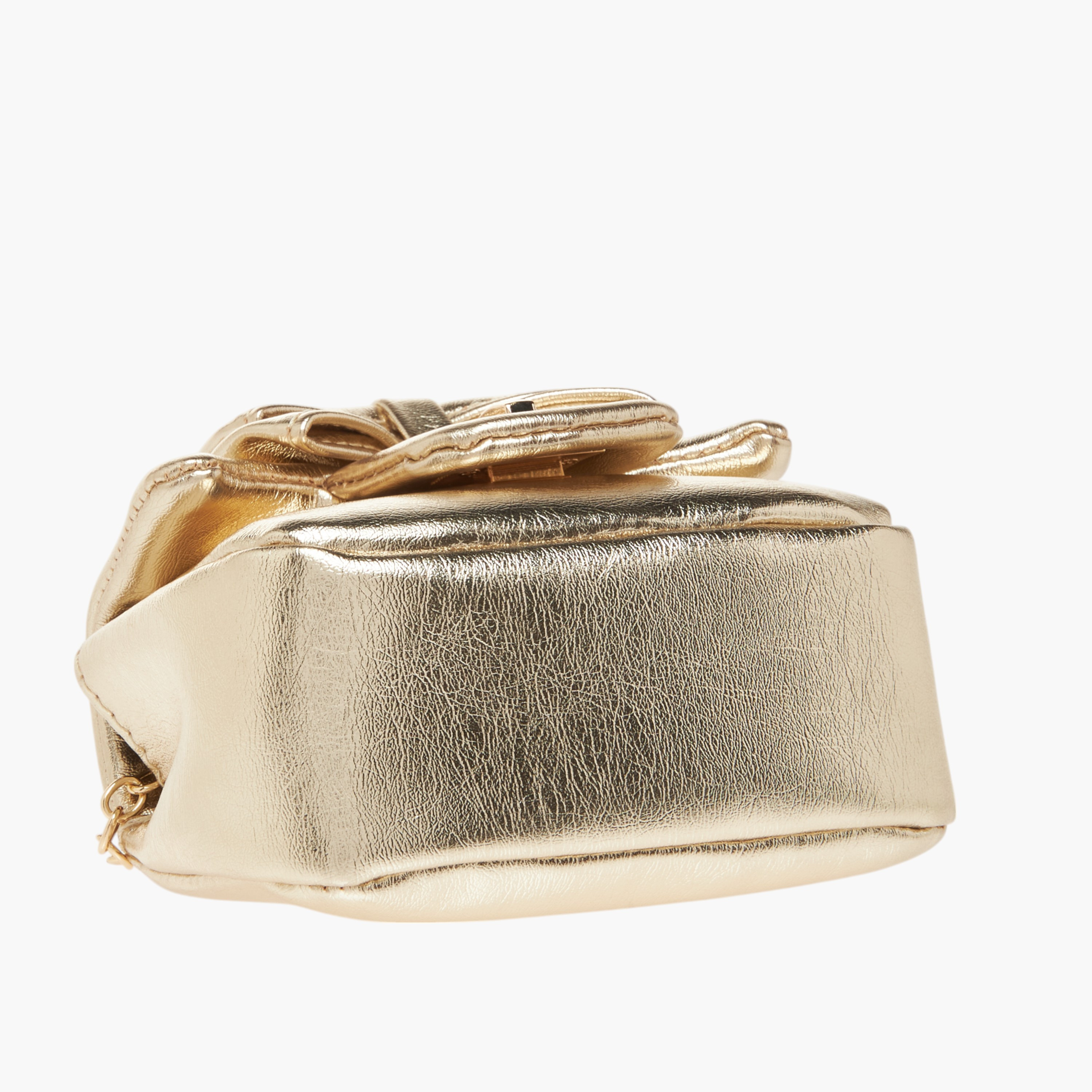 Celeste Bow Accent Crossbody Bag with Chain Strap and Twist Lock Closure-girls-accessories-bags-image-6