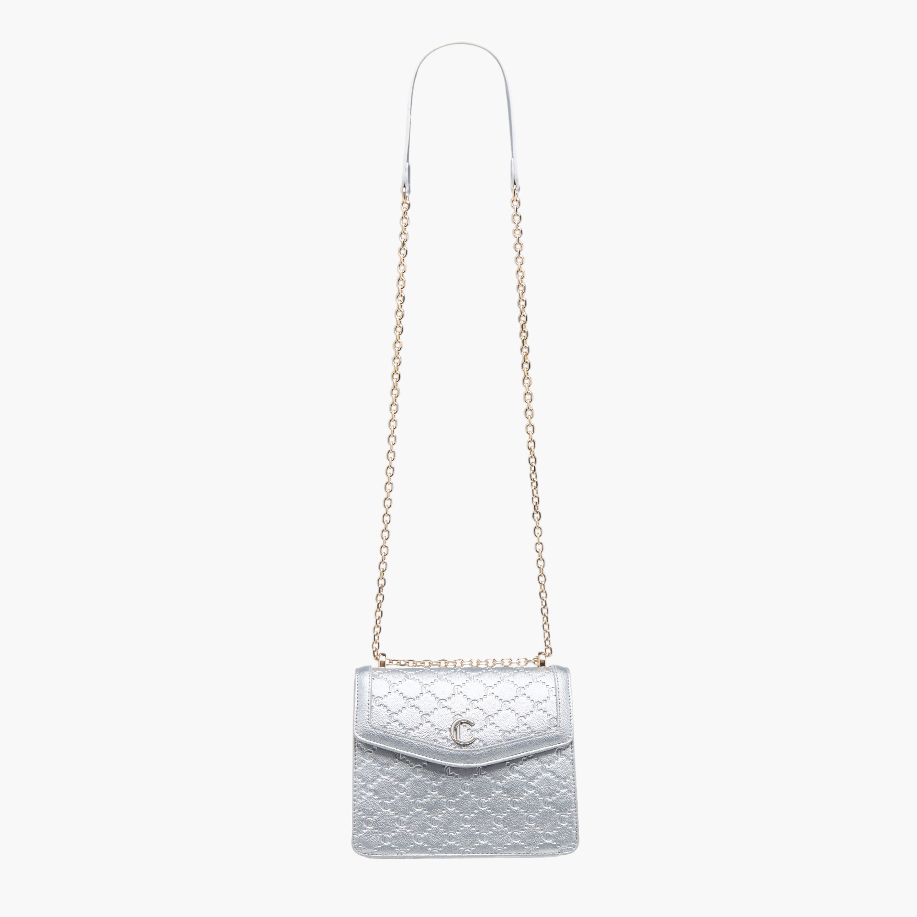 شنطة كروس بودي بنقوش مونوجرام وإغلاق مغناطيسي من لو كونفورت-women-bagsandwallets-handbags-image-2