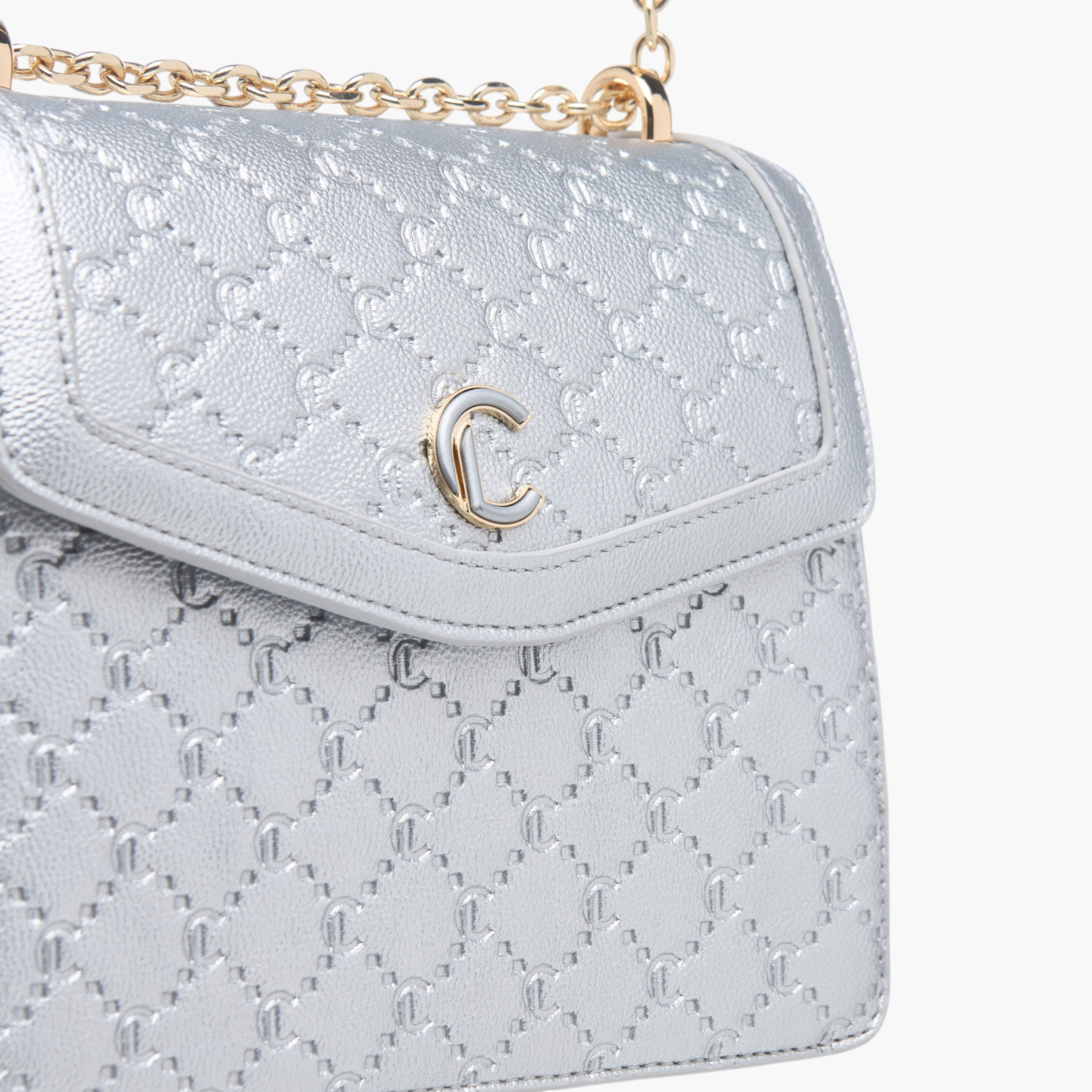 شنطة كروس بودي بنقوش مونوجرام وإغلاق مغناطيسي من لو كونفورت-women-bagsandwallets-handbags-image-4