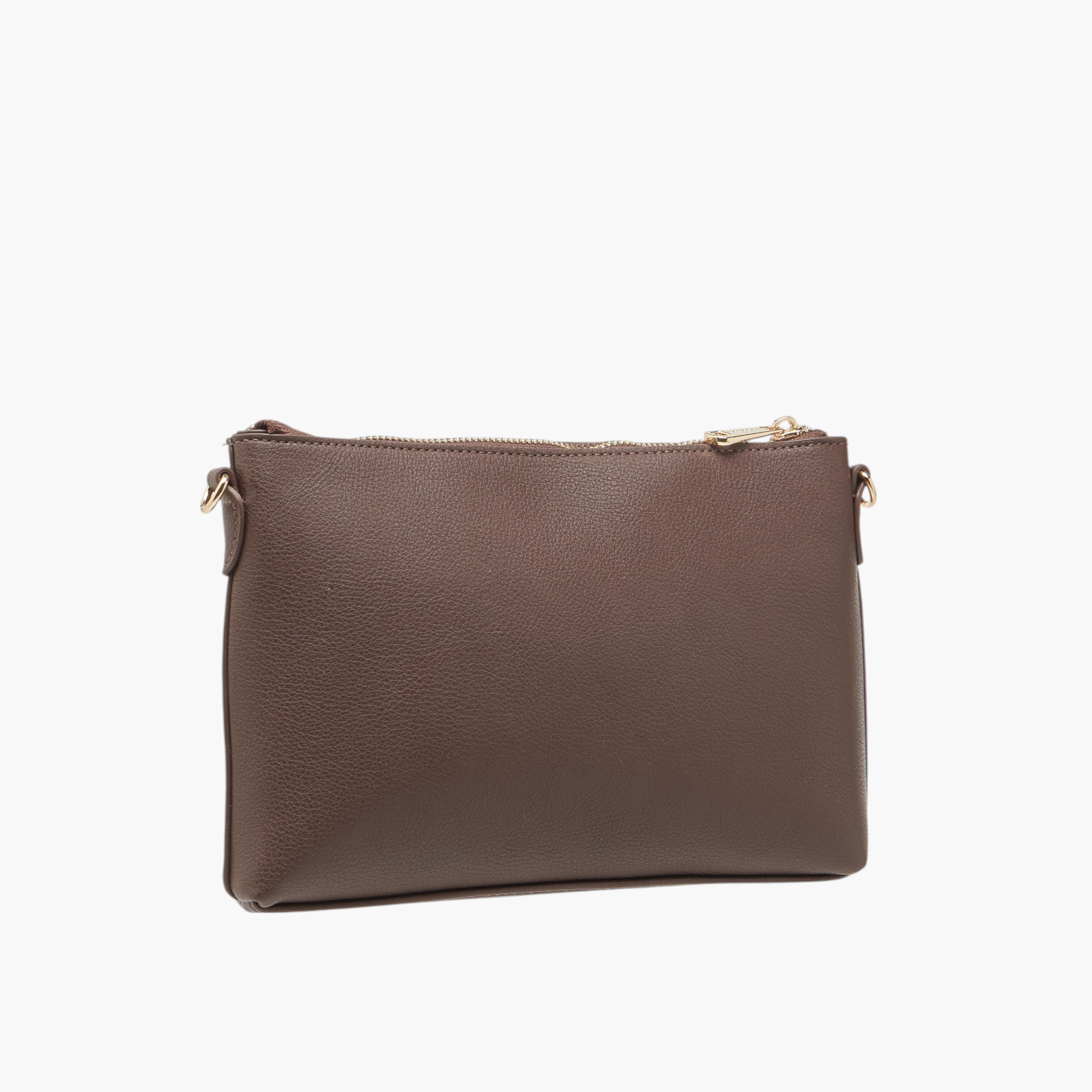 Le Confort Textured Crossbody Bag with Detachable Strap and Pouch-women-bagsandwallets-handbags-image-3