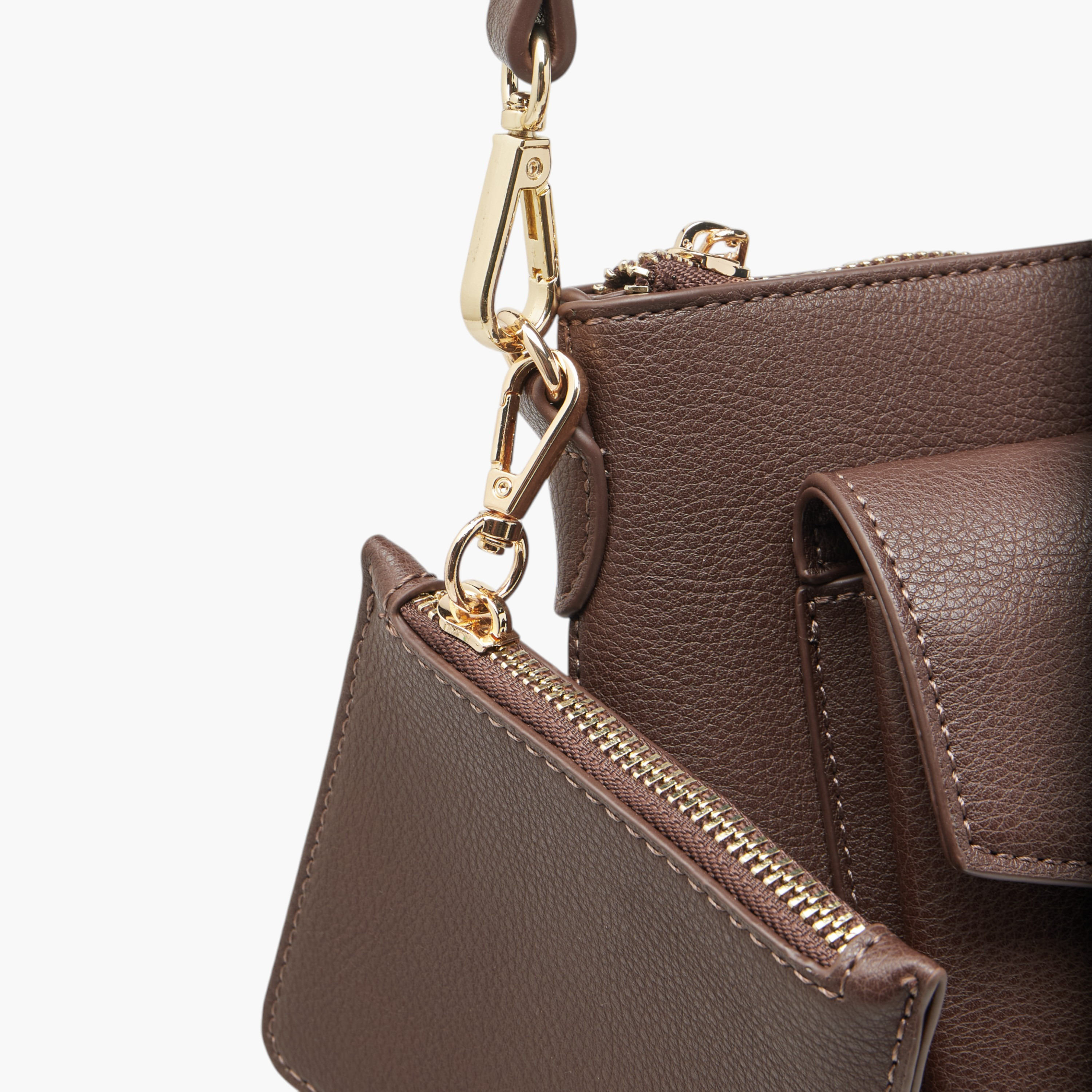 Le Confort Textured Crossbody Bag with Detachable Strap and Pouch-women-bagsandwallets-handbags-image-5