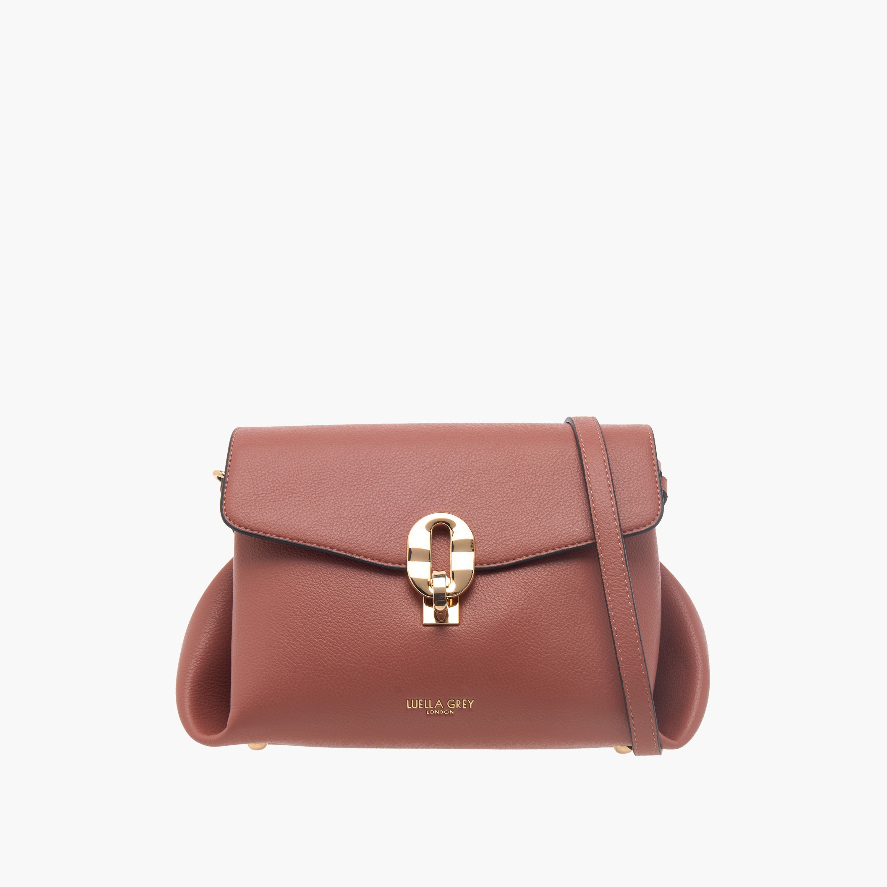 LUELLA GREY Solid Satchel Bag with Adjustable Strap and Flap Closure-women-bagsandwallets-handbags-image-1