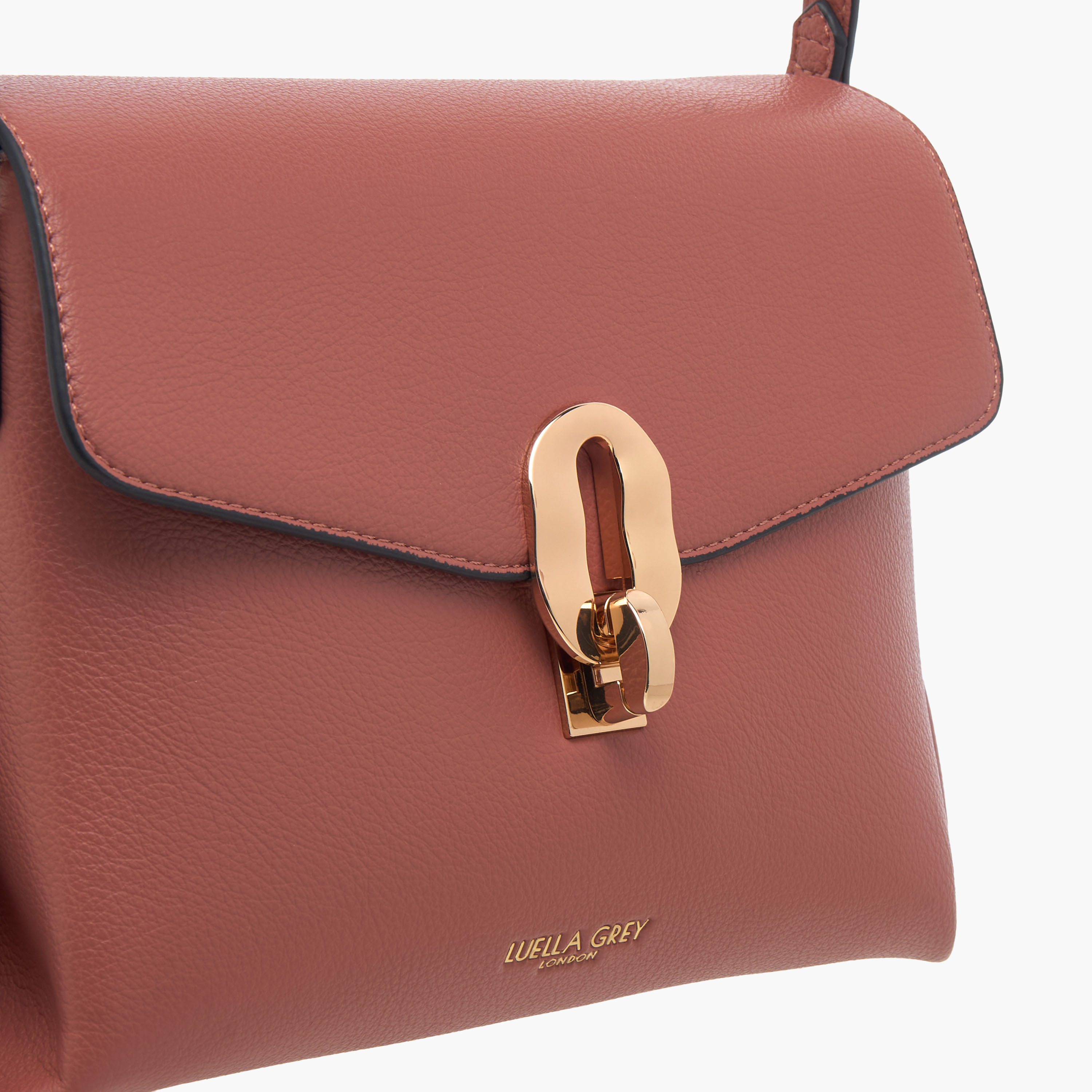 LUELLA GREY Solid Satchel Bag with Adjustable Strap and Flap Closure-women-bagsandwallets-handbags-image-5
