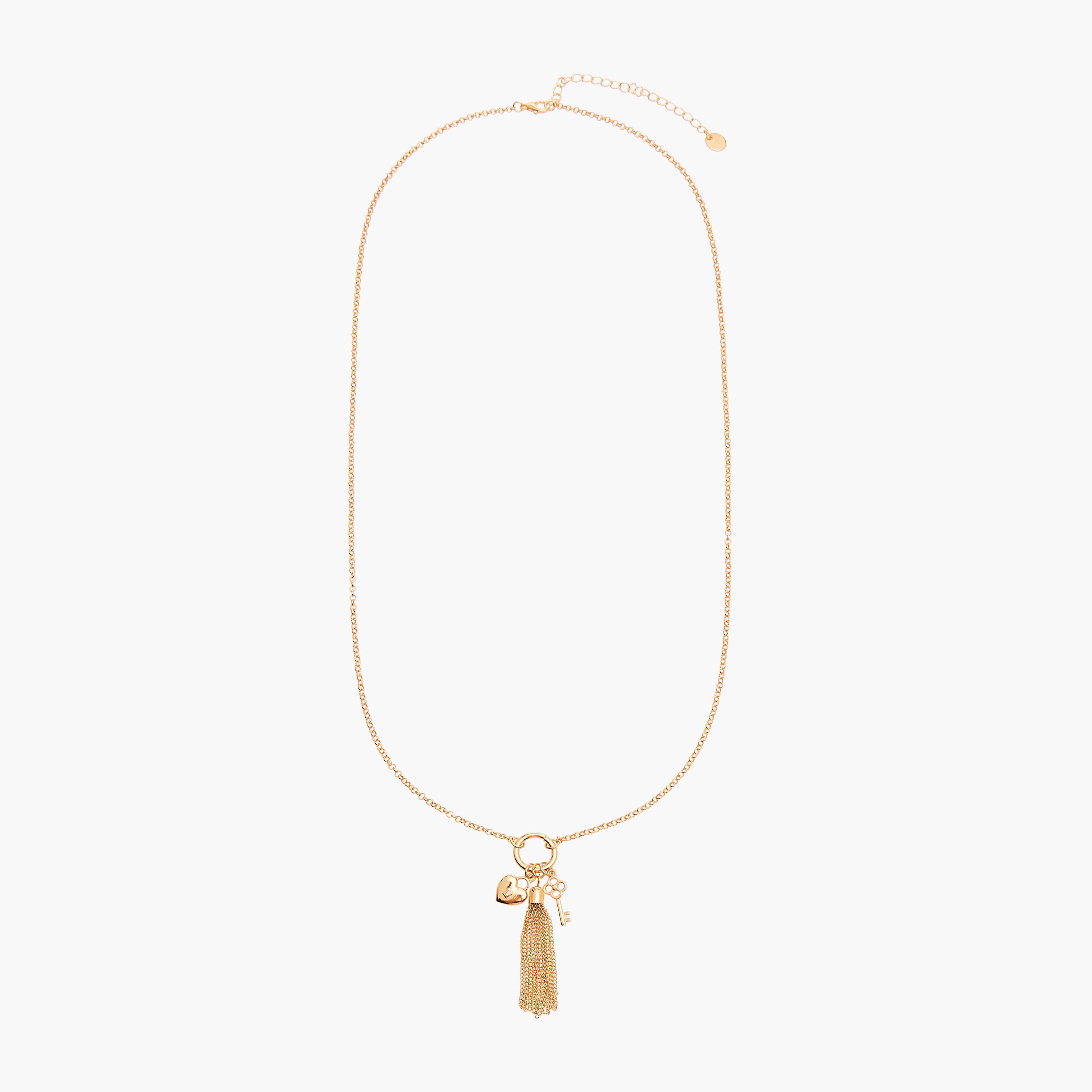 عقد بدلاية ميتاليك ومشبك إغلاق-women-watchesandjewellery-jewellery-necklacesandpendants-image-3