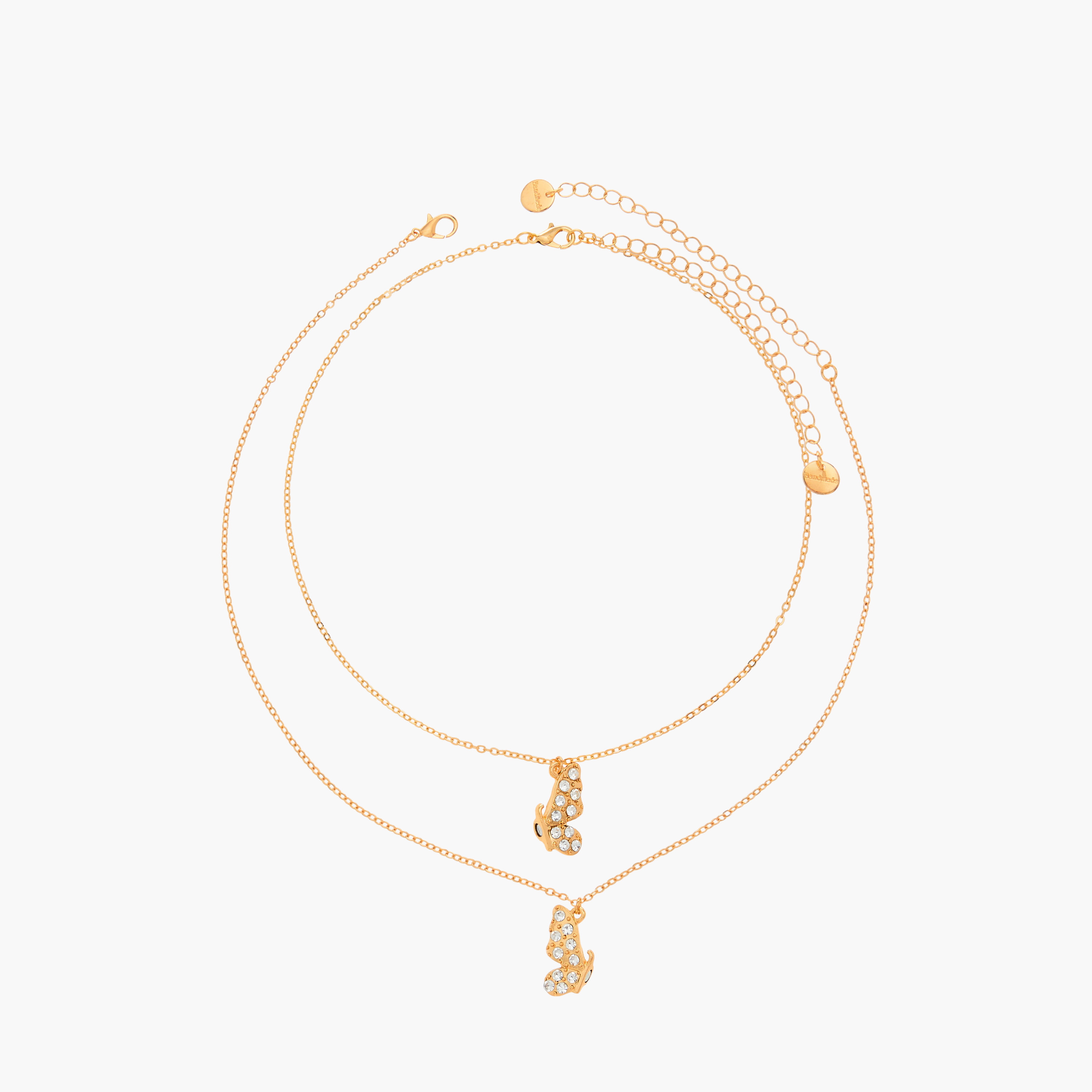 عقد بدلاية نصف فراشة بزينة مرصّعة - طقم من قطعتين-women-watchesandjewellery-jewellery-necklacesandpendants-image-1