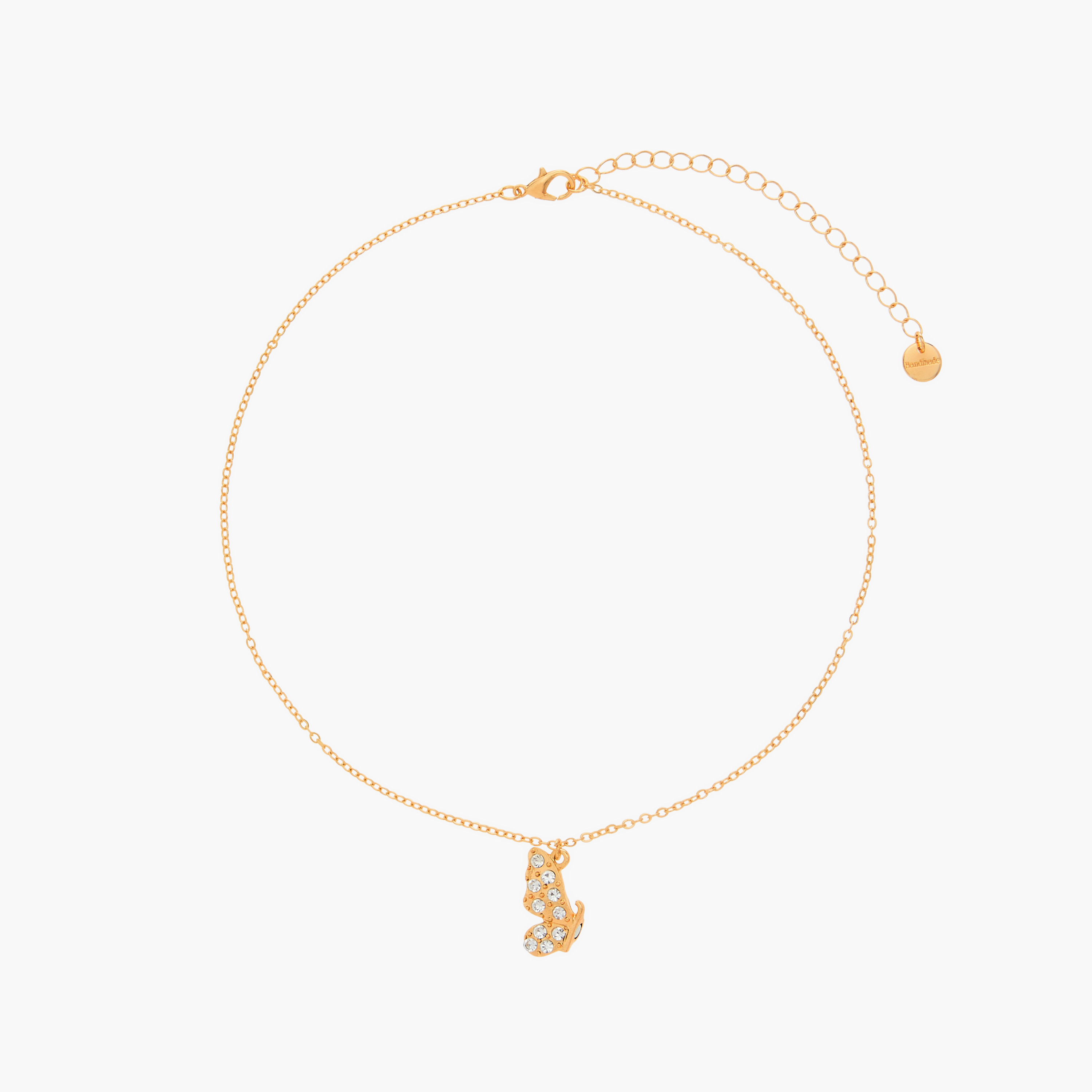 عقد بدلاية نصف فراشة بزينة مرصّعة - طقم من قطعتين-women-watchesandjewellery-jewellery-necklacesandpendants-image-4